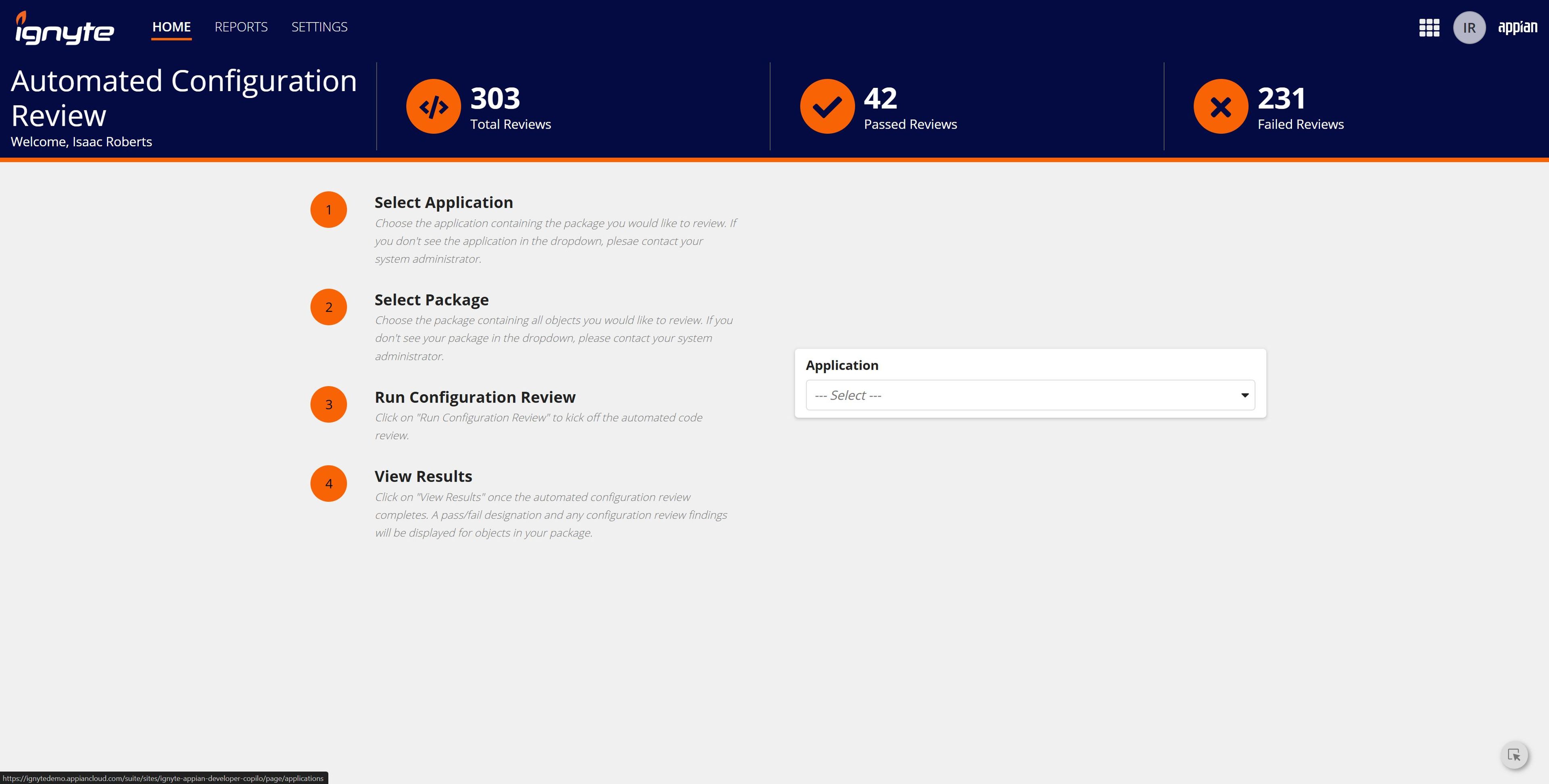Ignyte Automated Configuration Review screenshot 1