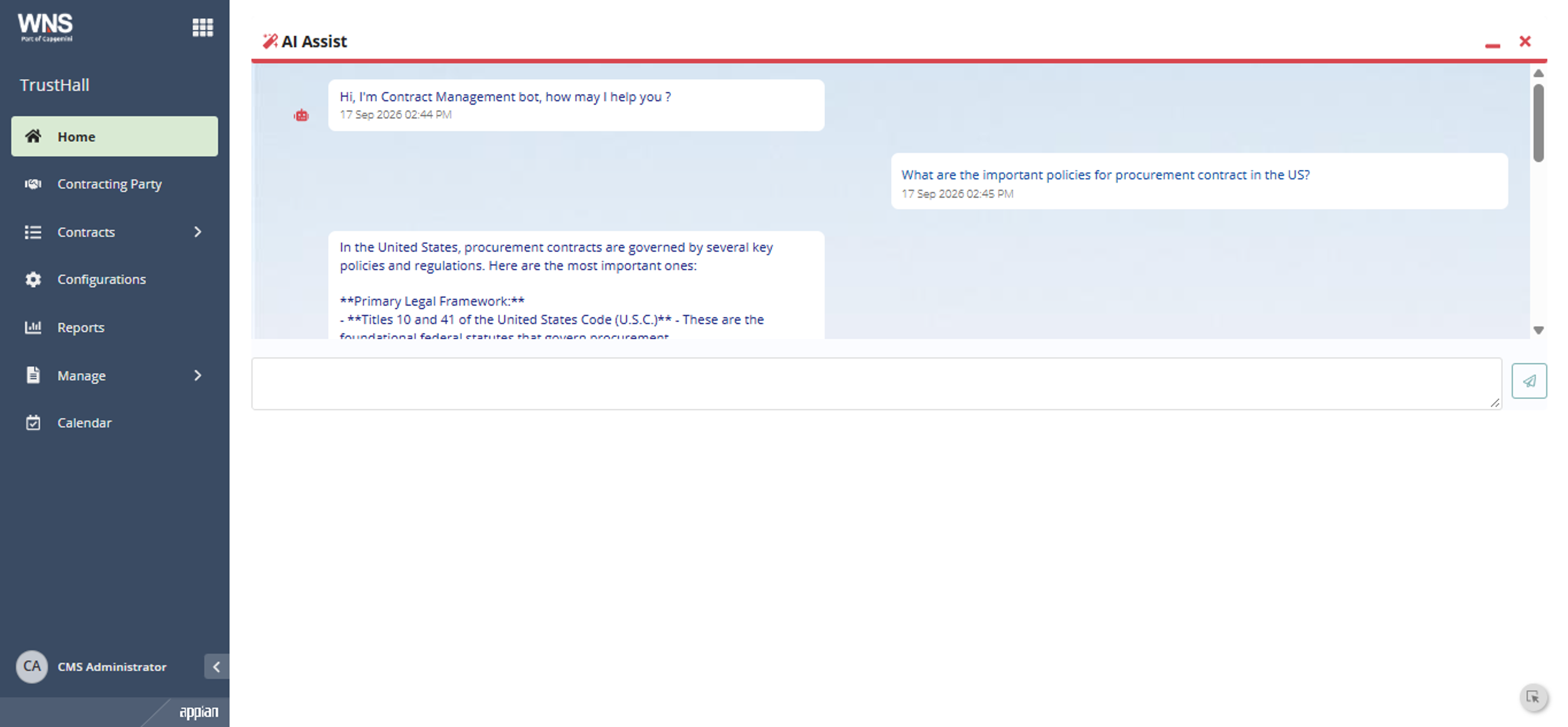 TrustHall - Contract Management System screenshot 4