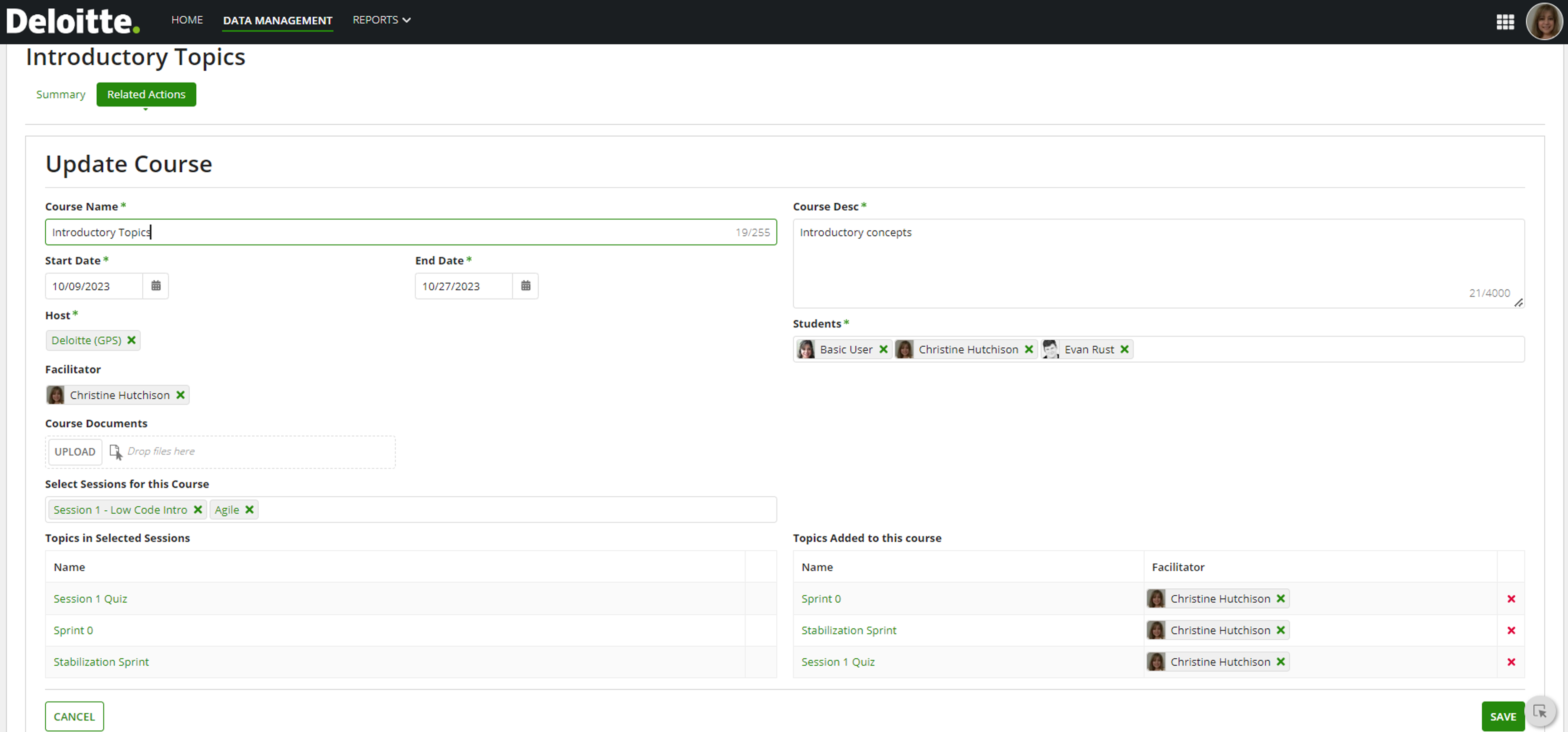 Deloitte Training Application screenshot 8