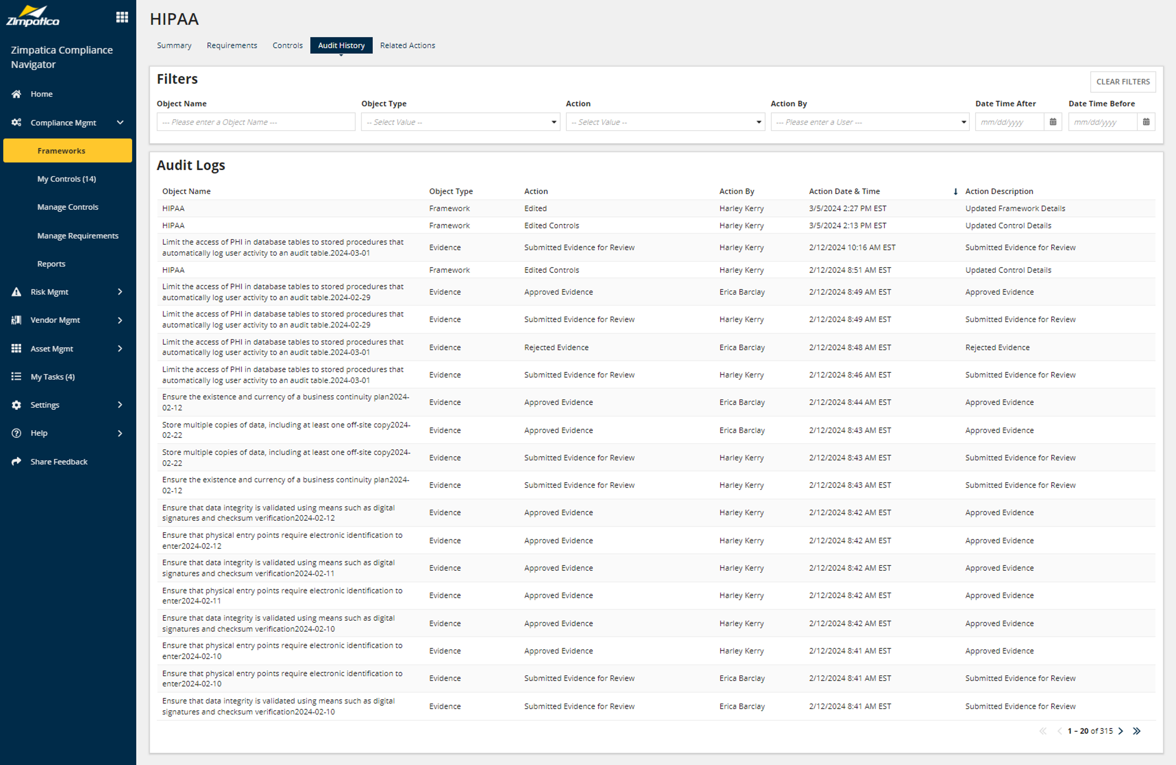 Zimpatica Compliance Navigator screenshot 4
