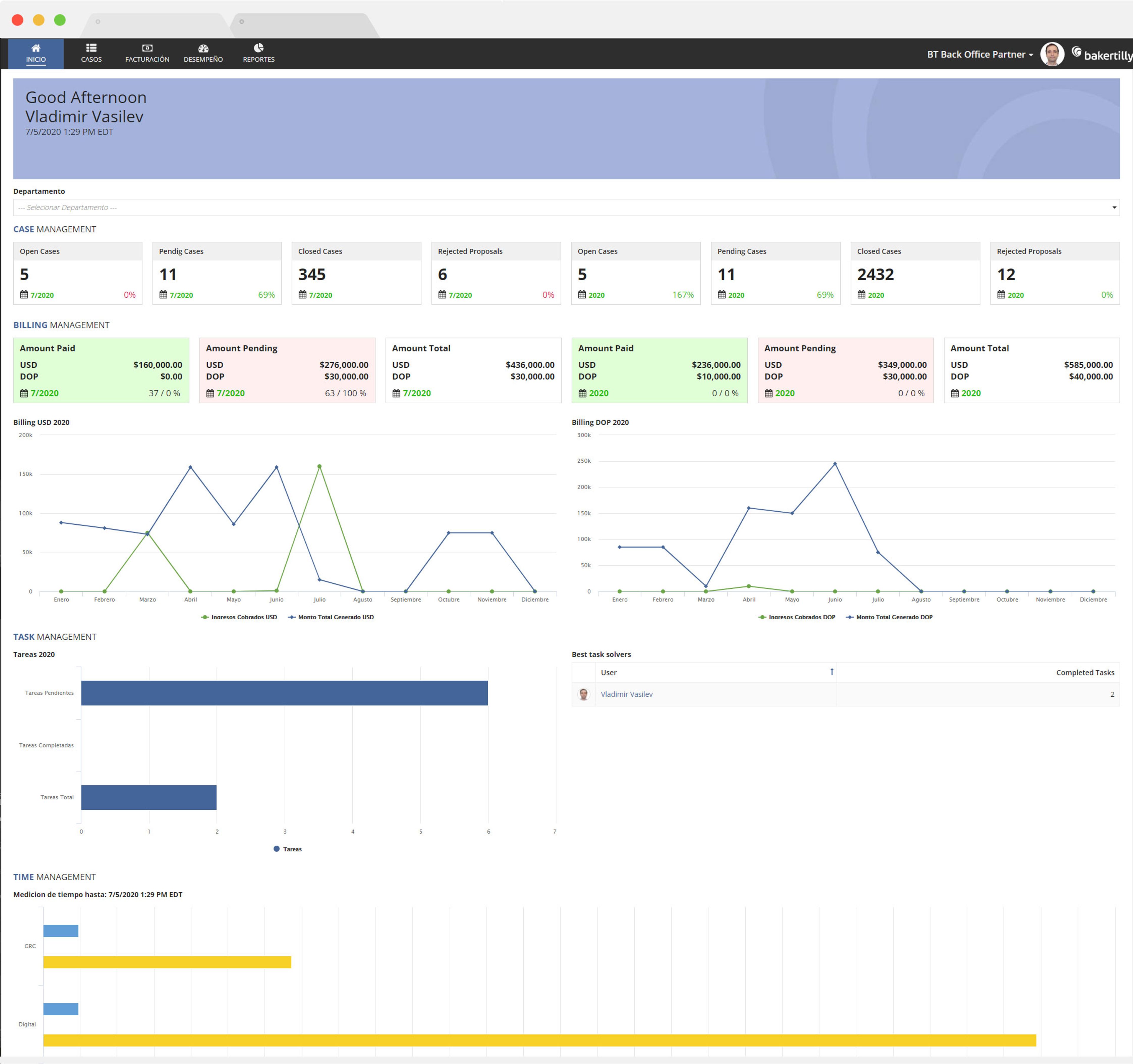 Baker Tilly Back Office Application screenshot 3