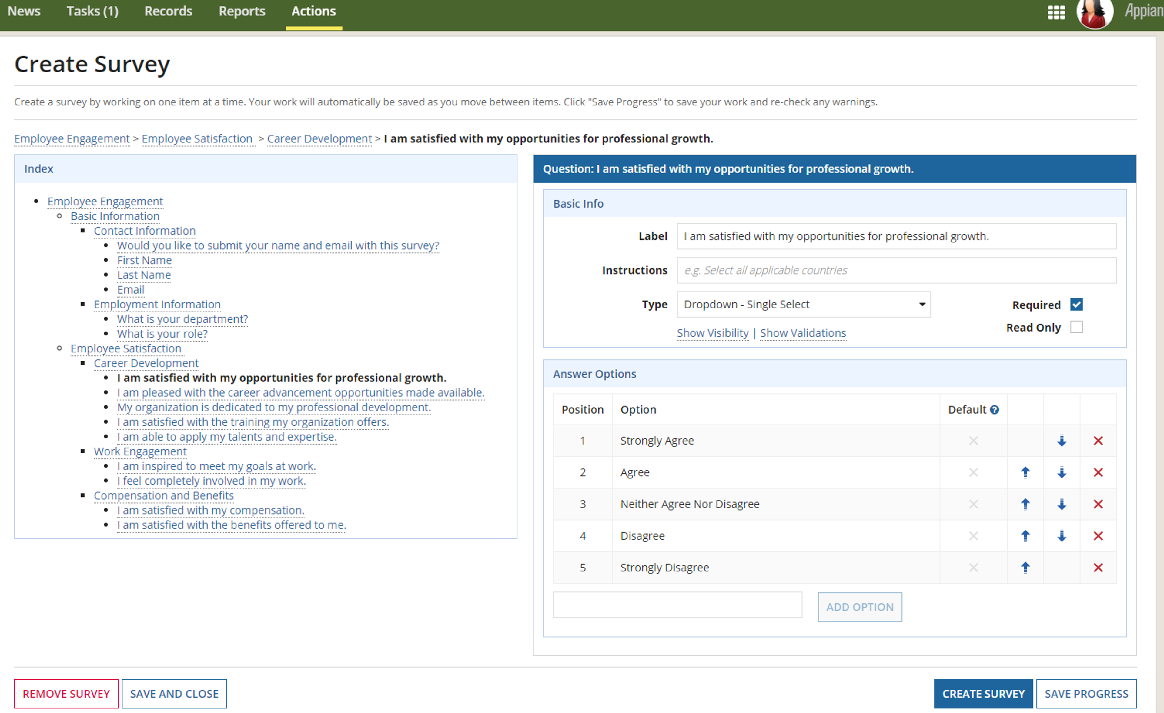 Dynamic Question Survey (DQS) screenshot 3