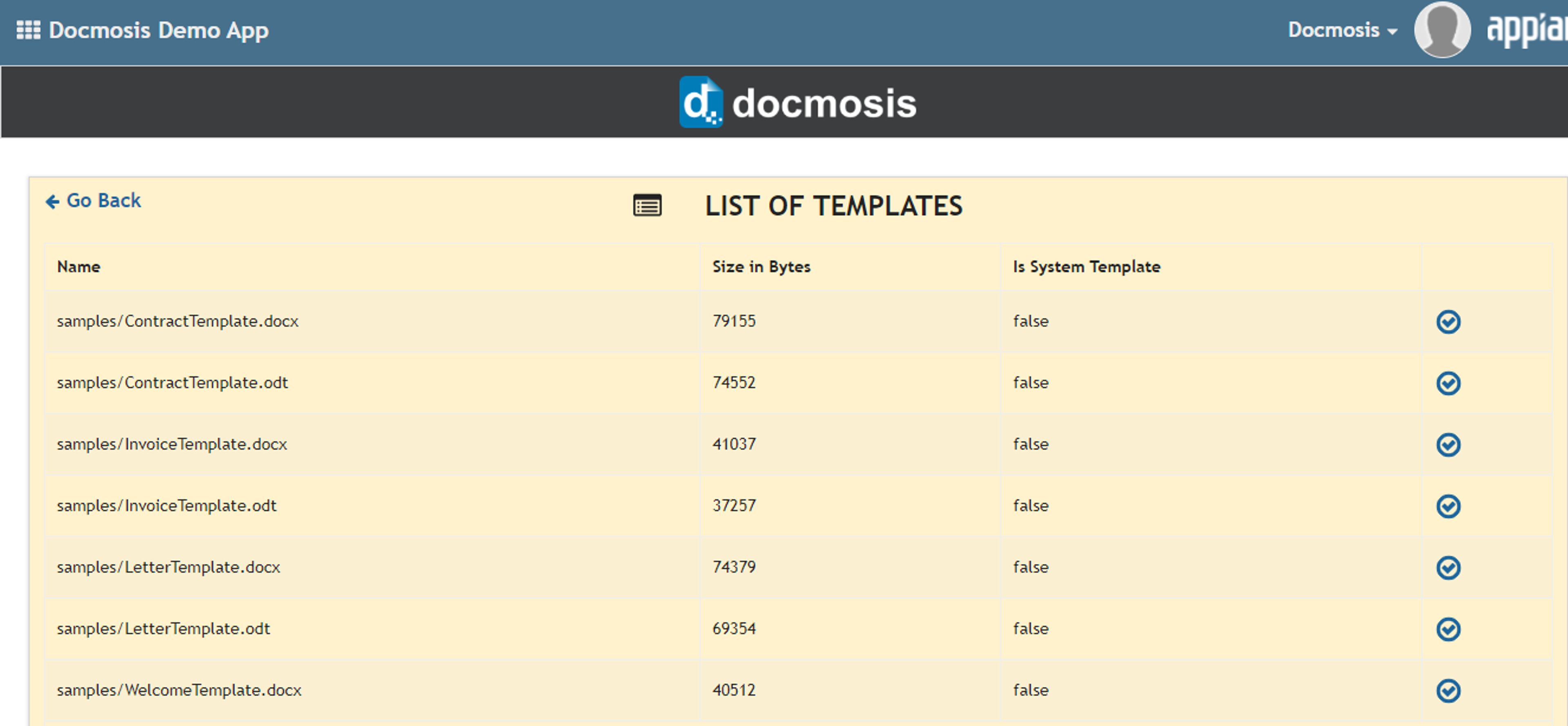 Docmosis Connected System screenshot 3