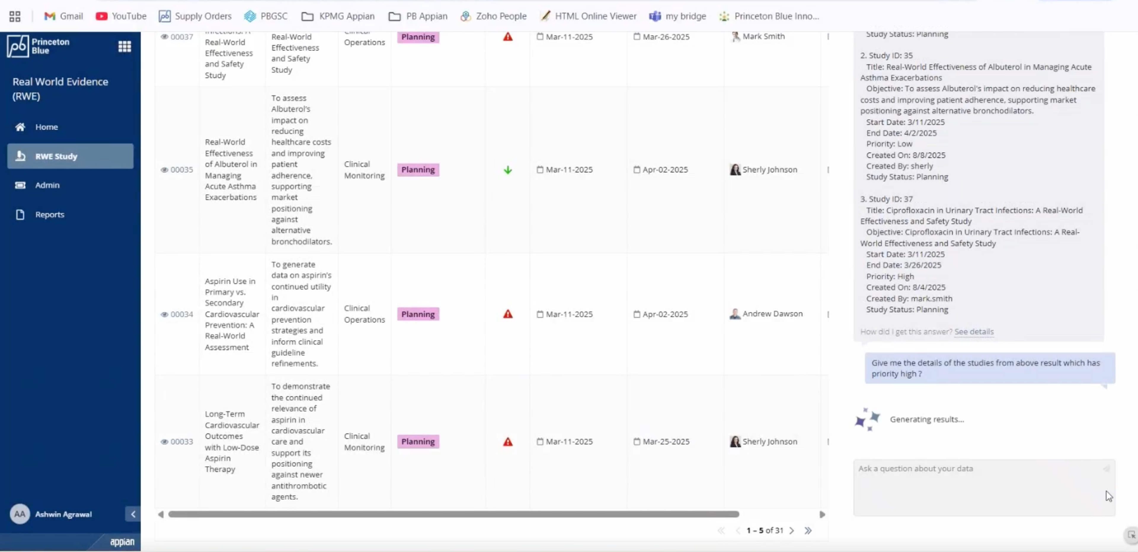 Real World Evidence screenshot 7
