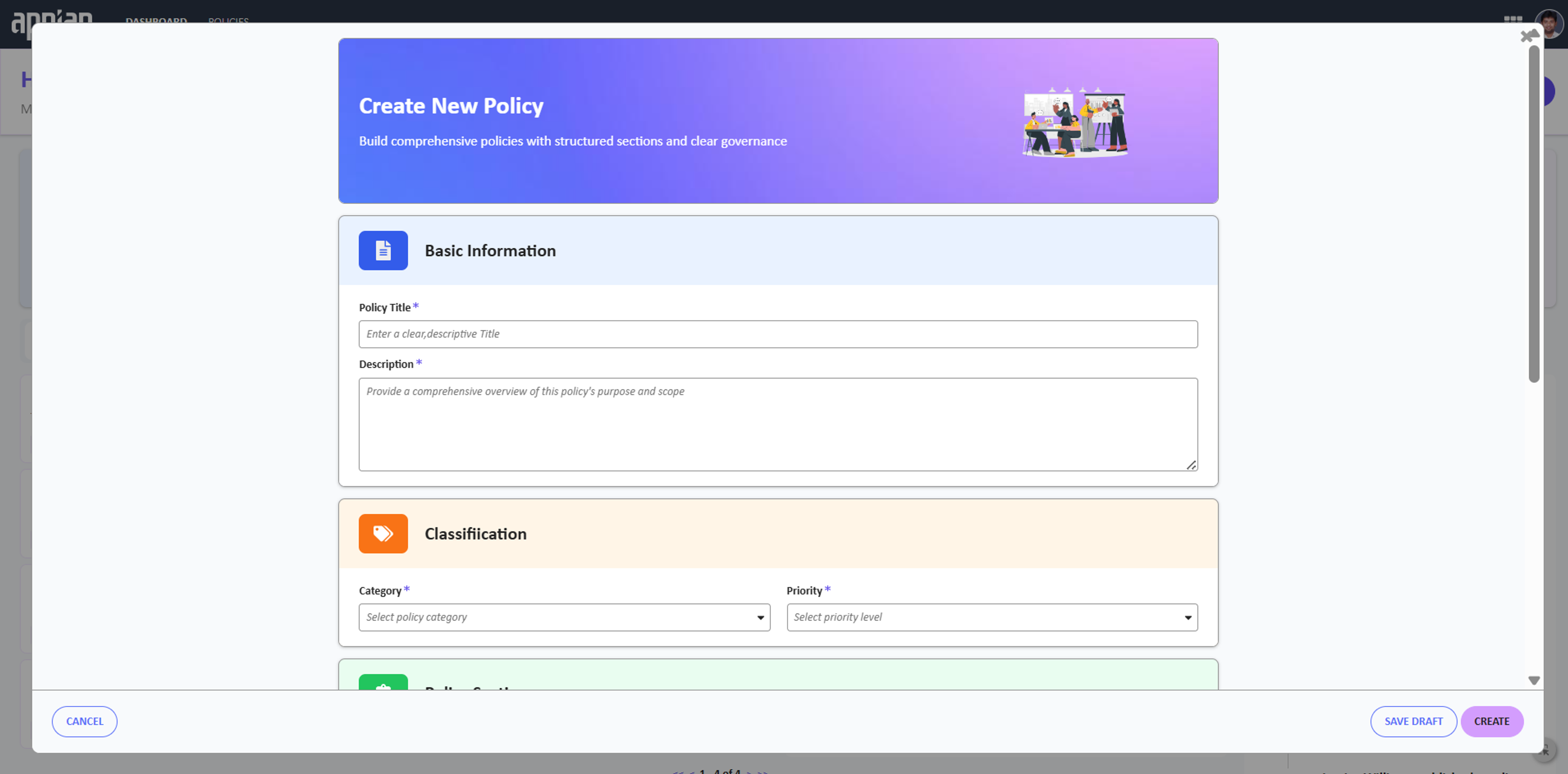 Maantic PolicyAI Hub screenshot 2