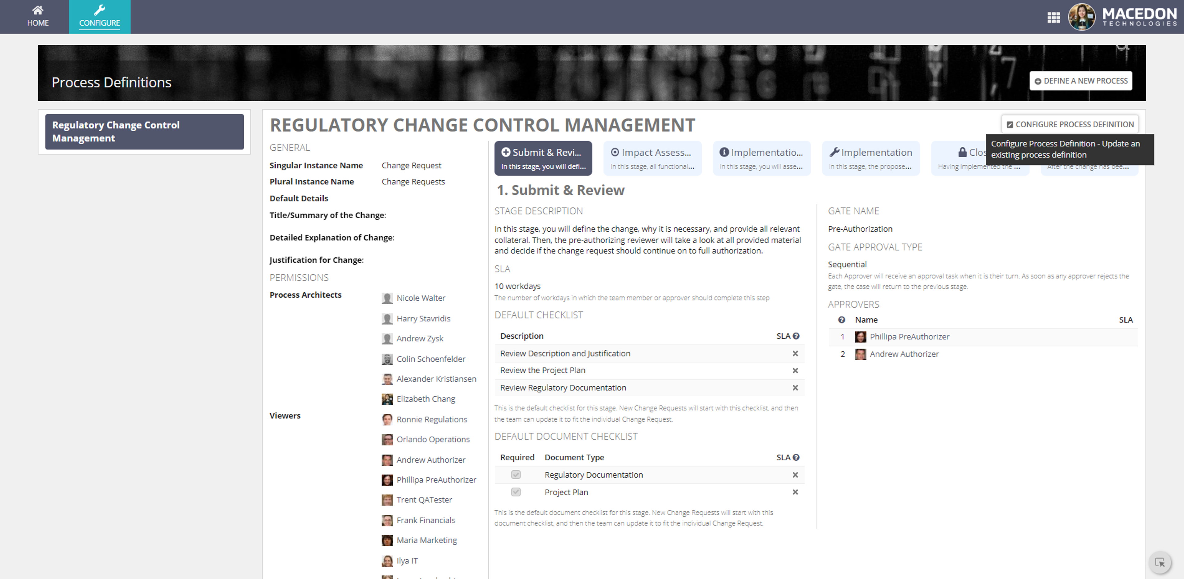 Regulatory Change Control Management screenshot 7