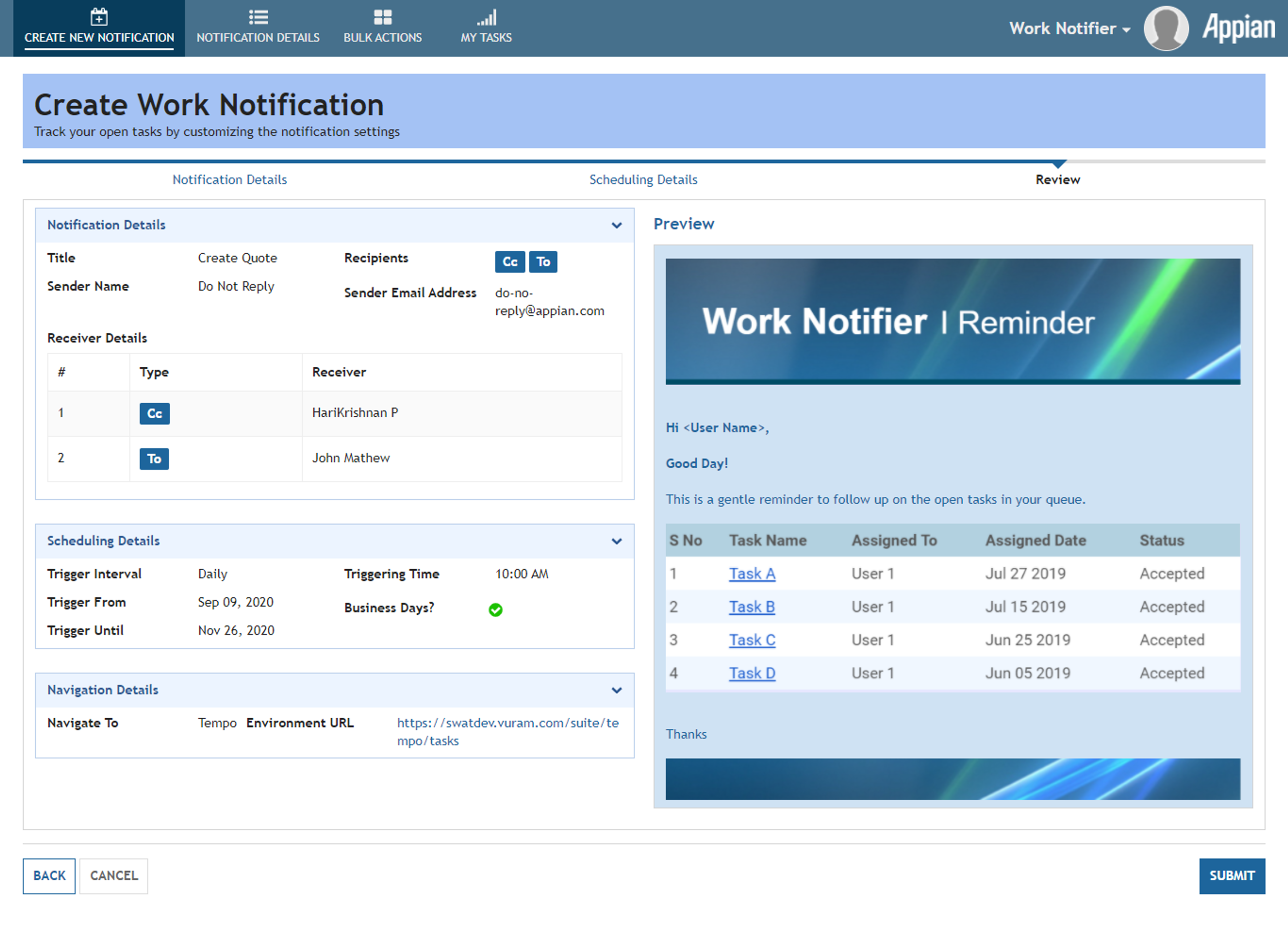 Work Notifier  screenshot 8