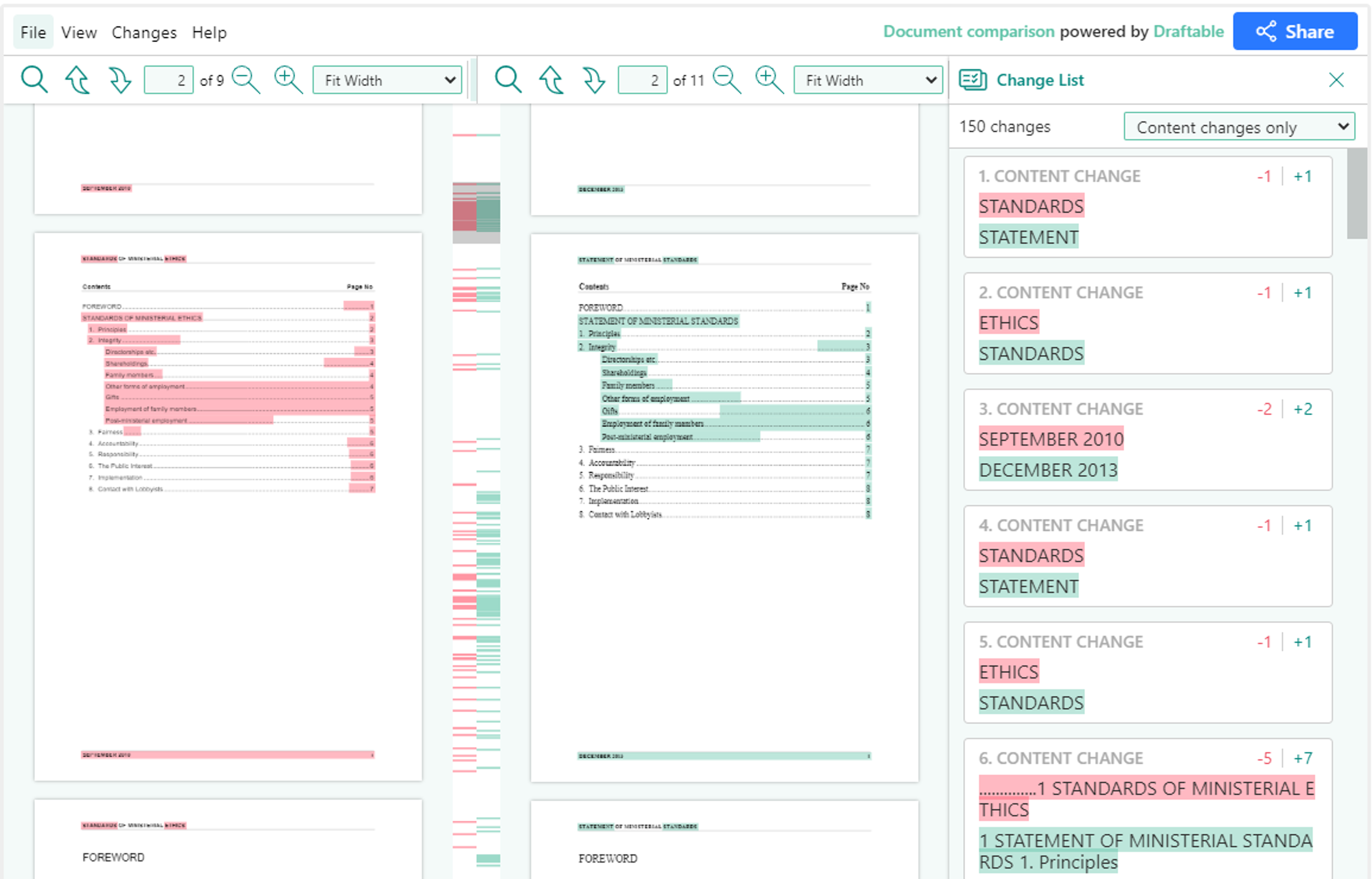 Draftable Compare Documents screenshot 3