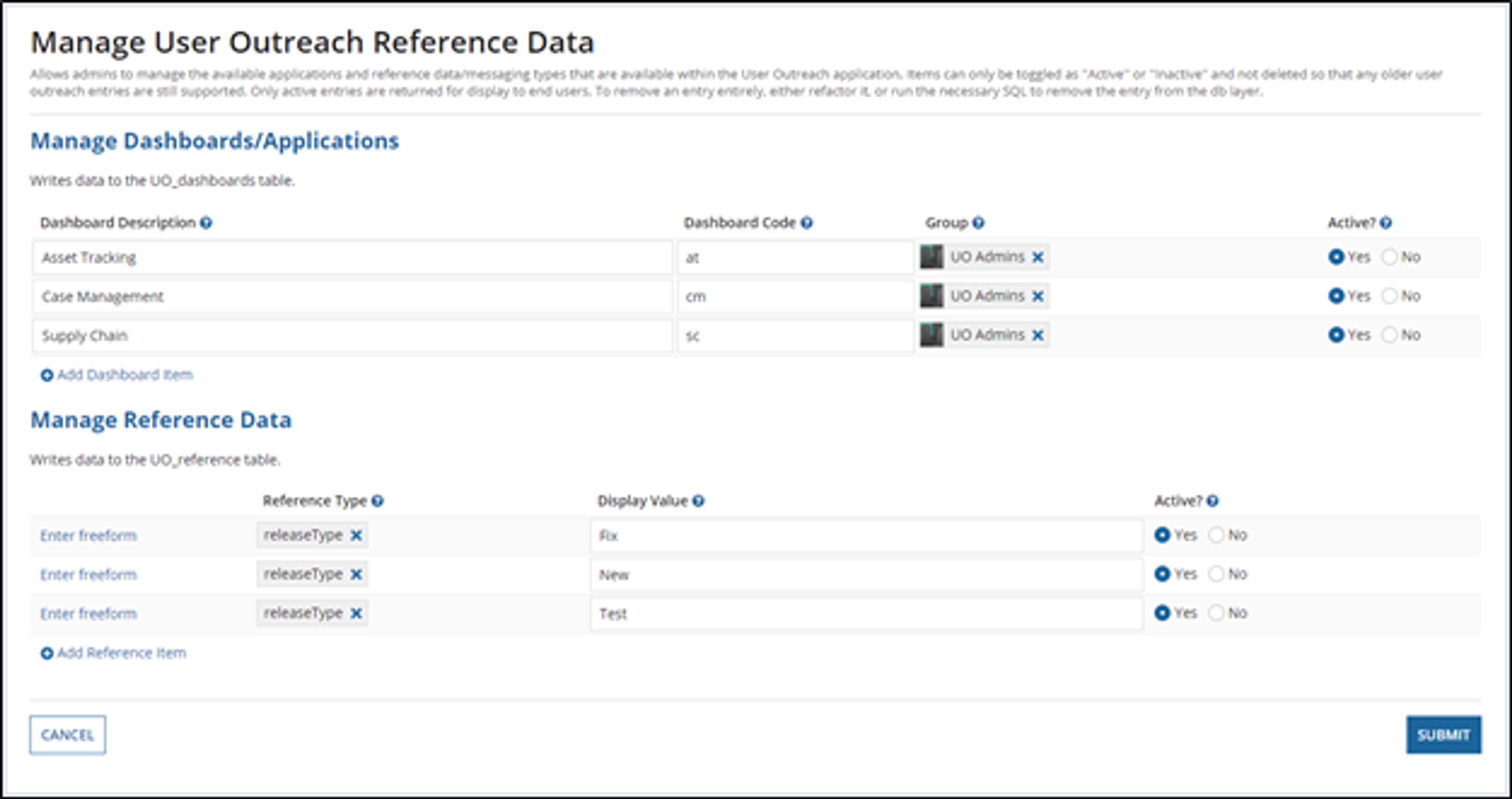 User Outreach screenshot 2
