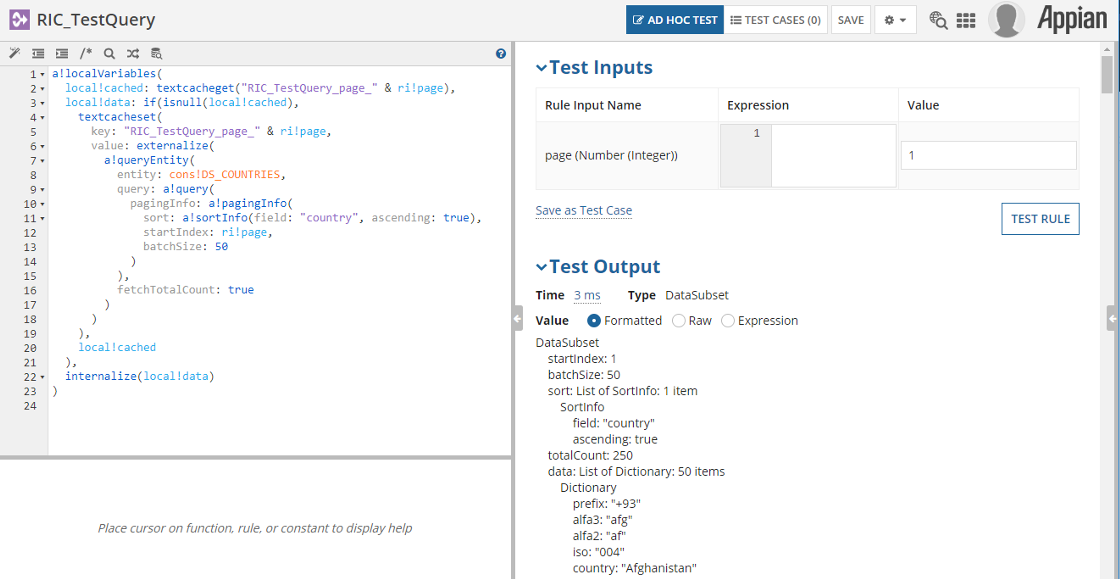 Text Cache screenshot 1