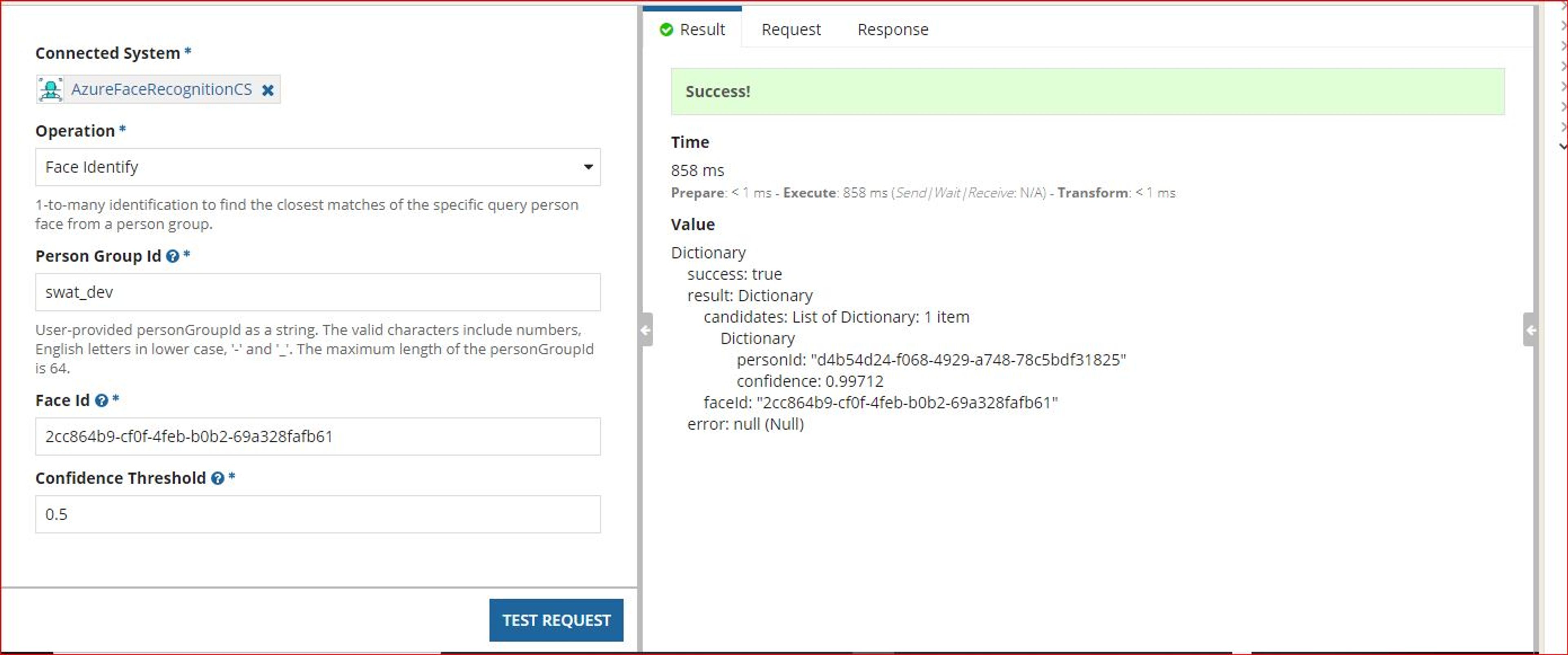 Azure Face Recognition Connected System screenshot 4