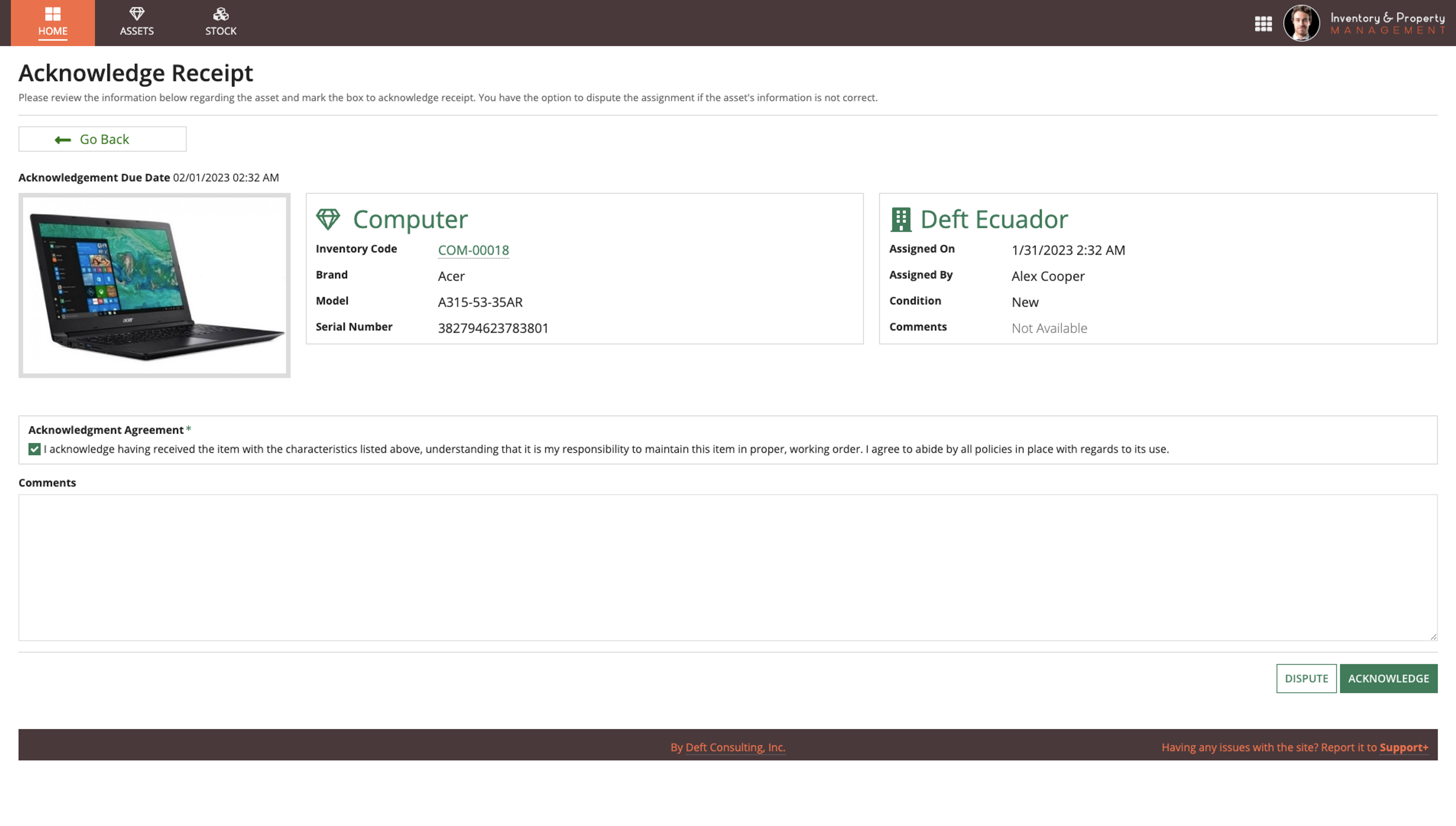 Inventory and Property Management (IPM) screenshot 6