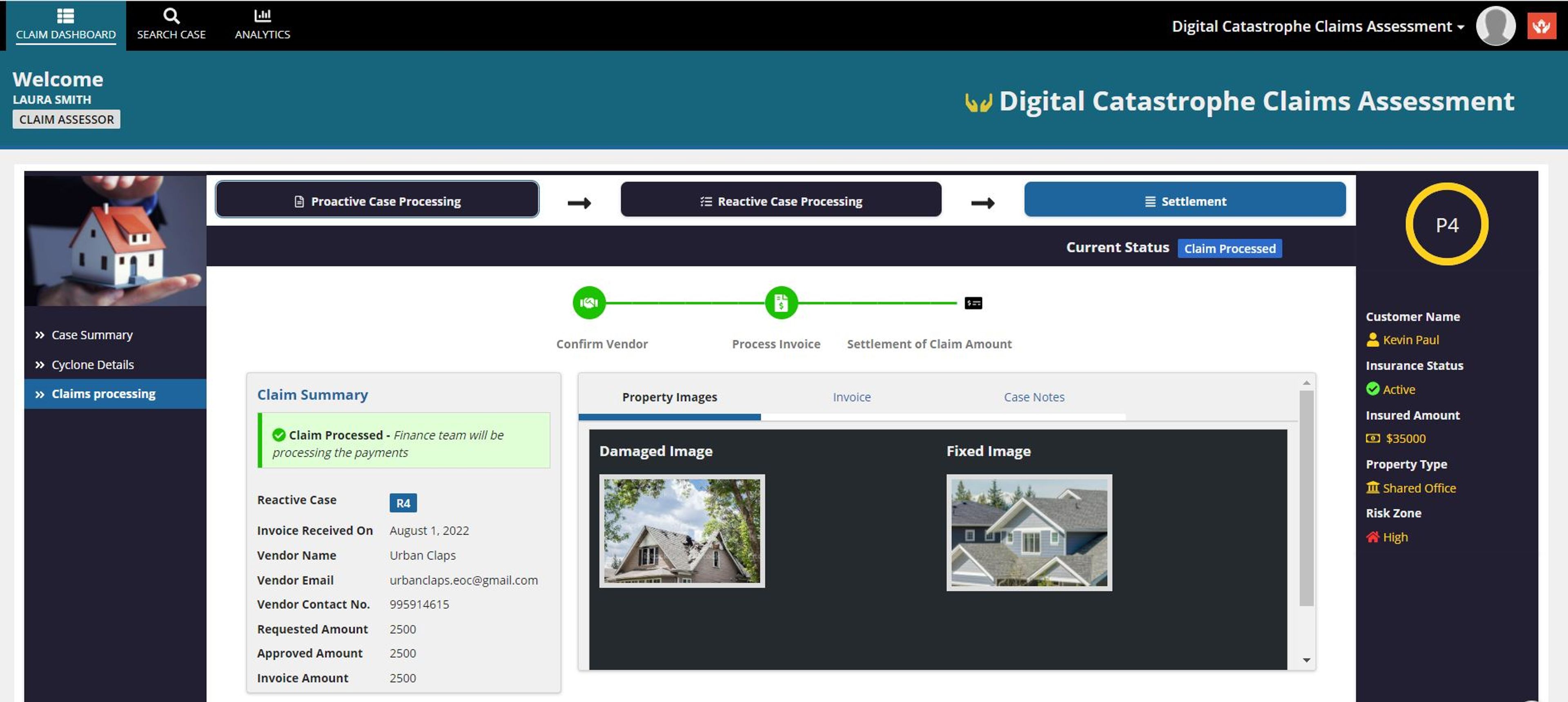 Digital Catastrophe Claims Assessment screenshot 2