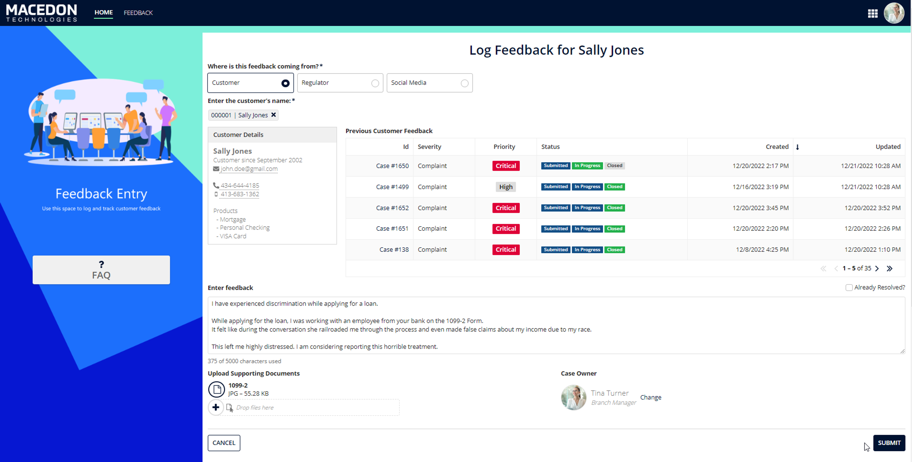 Complaints Management screenshot 2