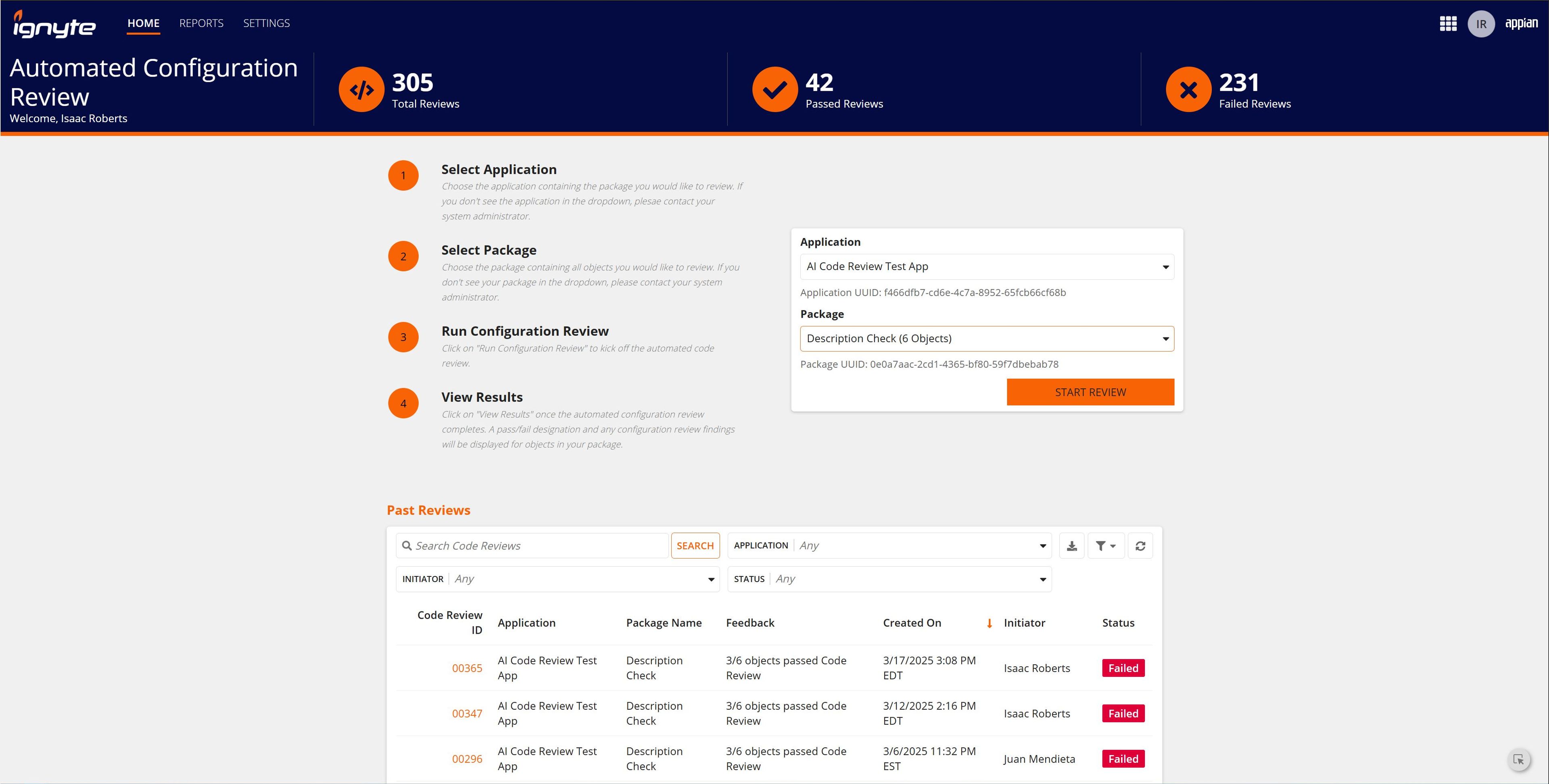 Ignyte Automated Configuration Review screenshot 2