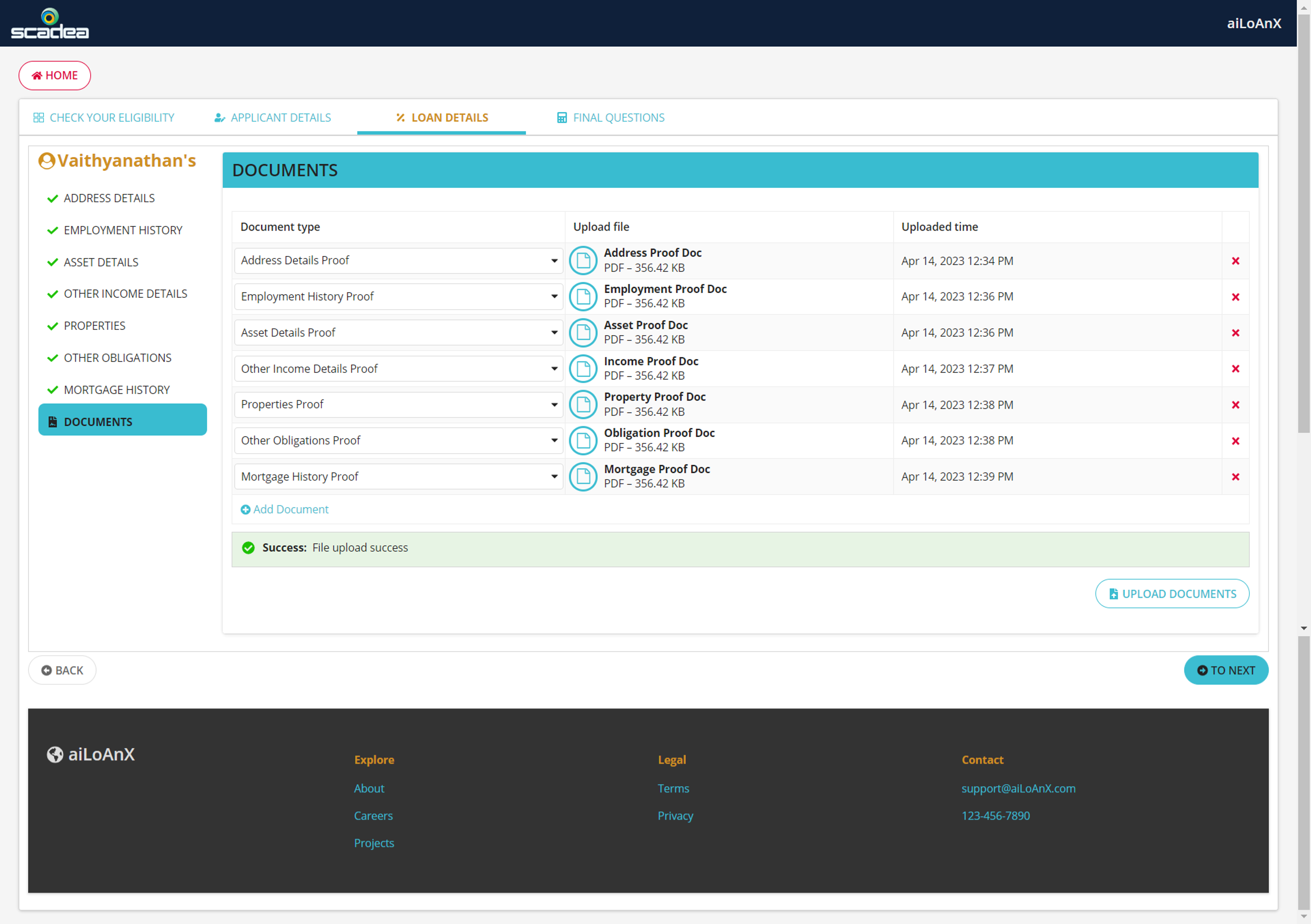 aiLoanX - Mortgage Workflow Management screenshot 20
