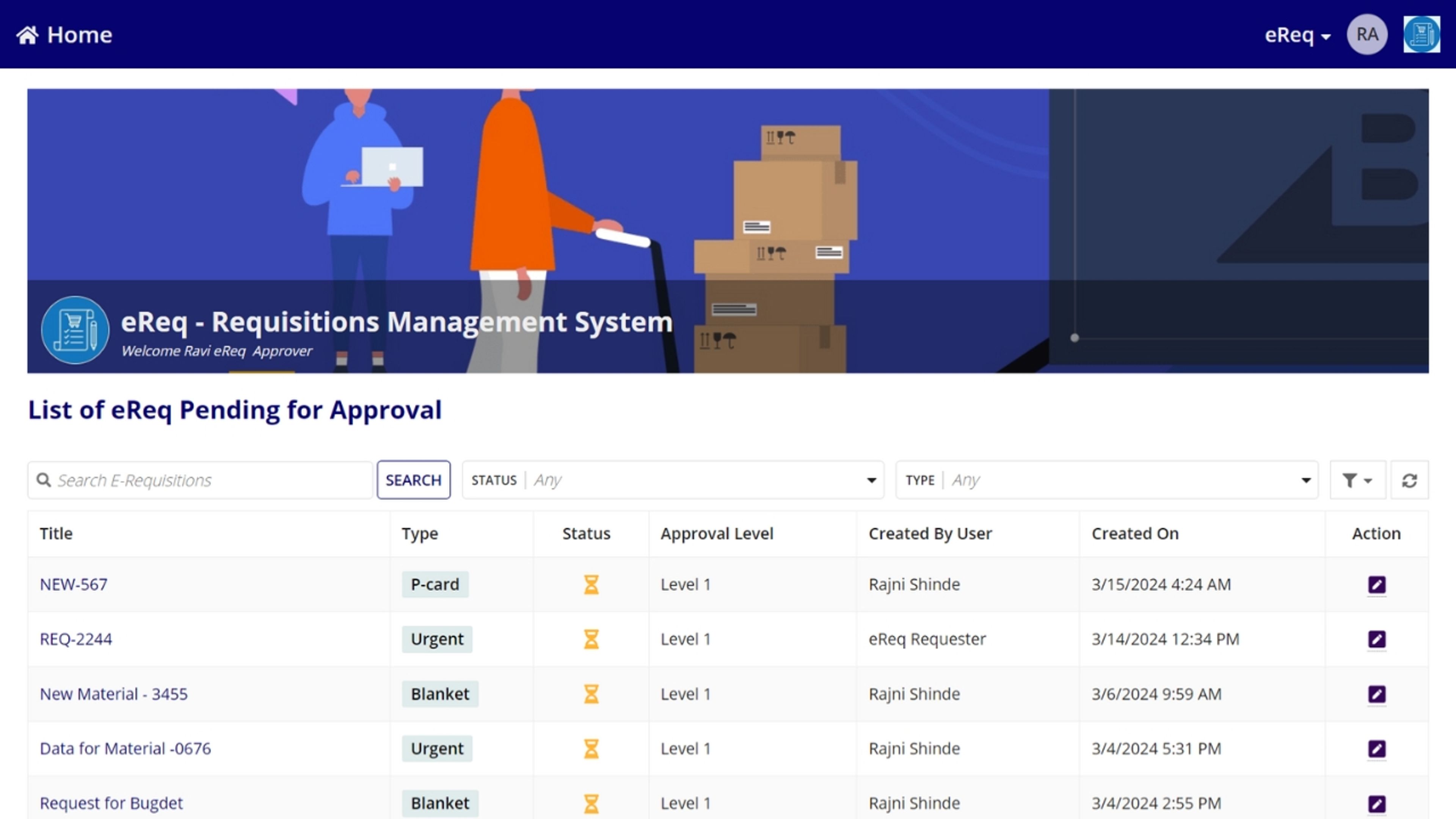 eReq - Requisition Management System screenshot 5