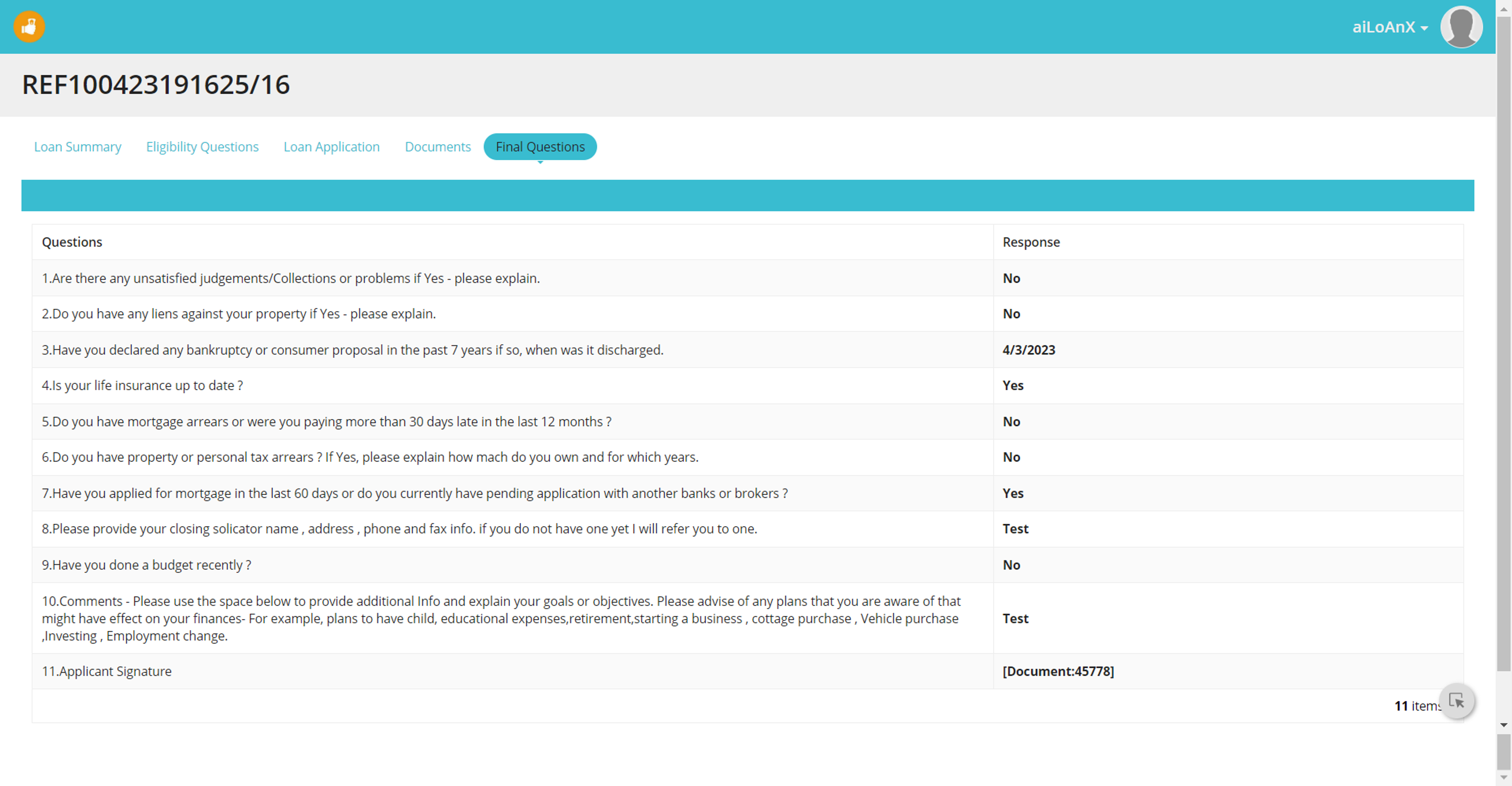 aiLoanX - Mortgage Workflow Management screenshot 33