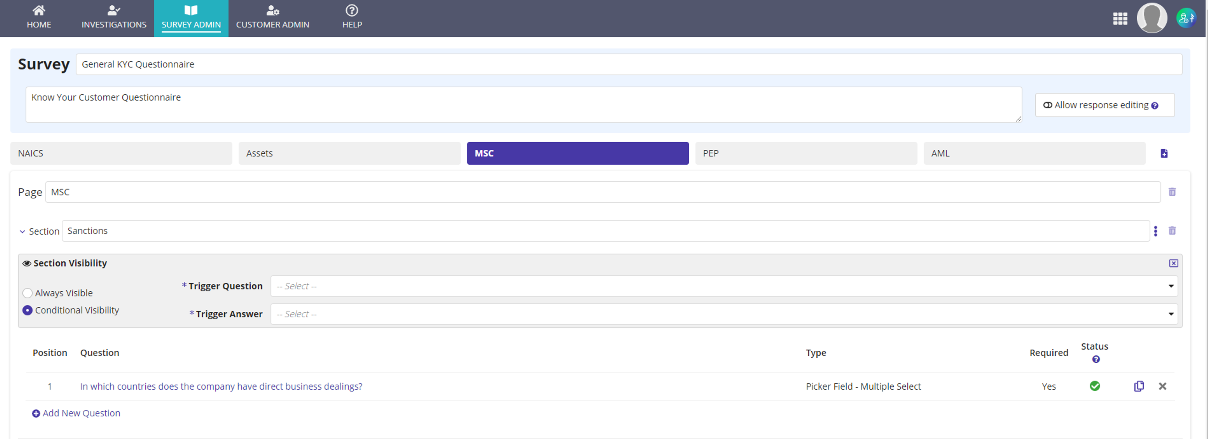 Know Your Customer Questionnaire  screenshot 6