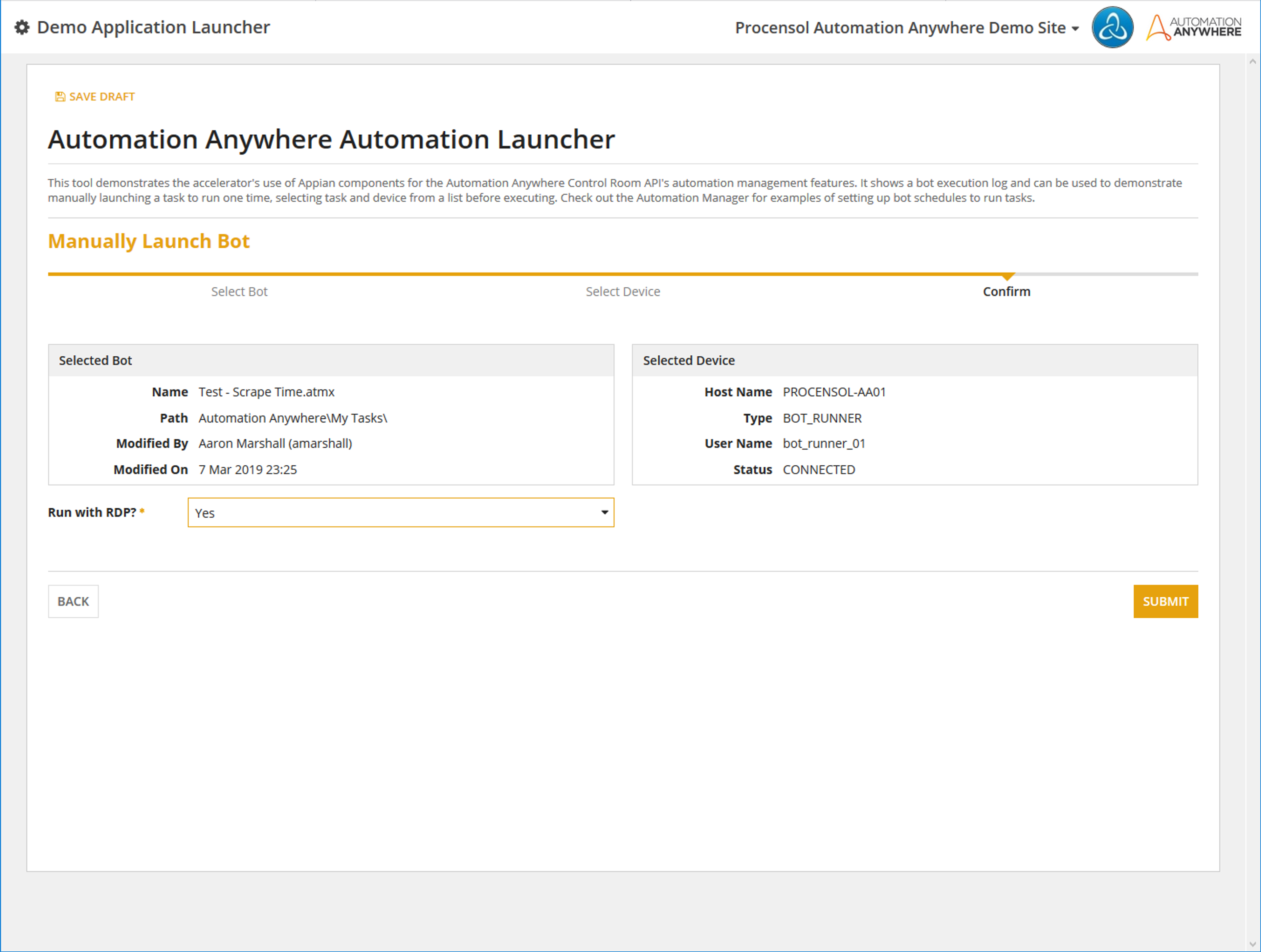 Automation Anywhere Integration Accelerator screenshot 2
