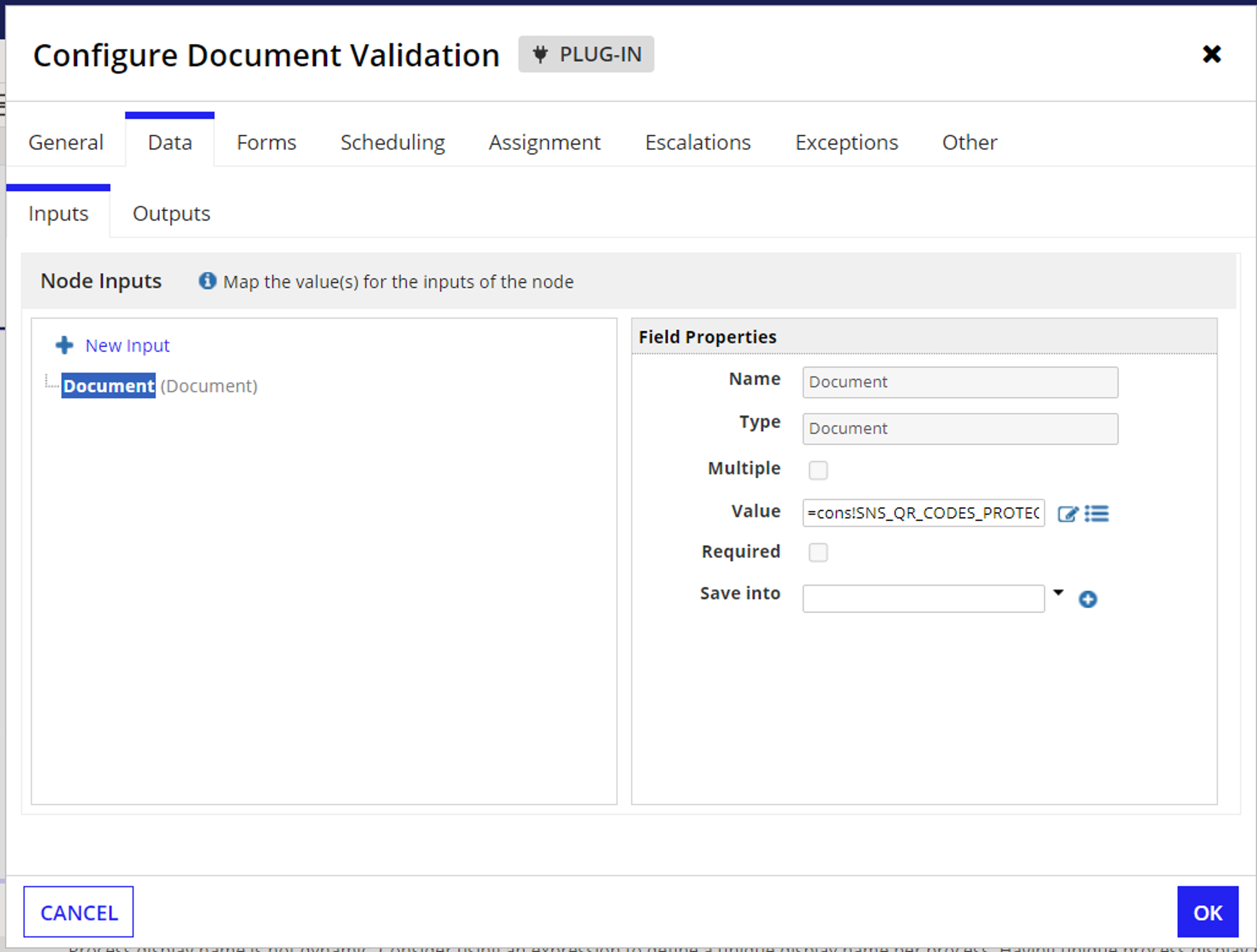 Document Validation screenshot 3