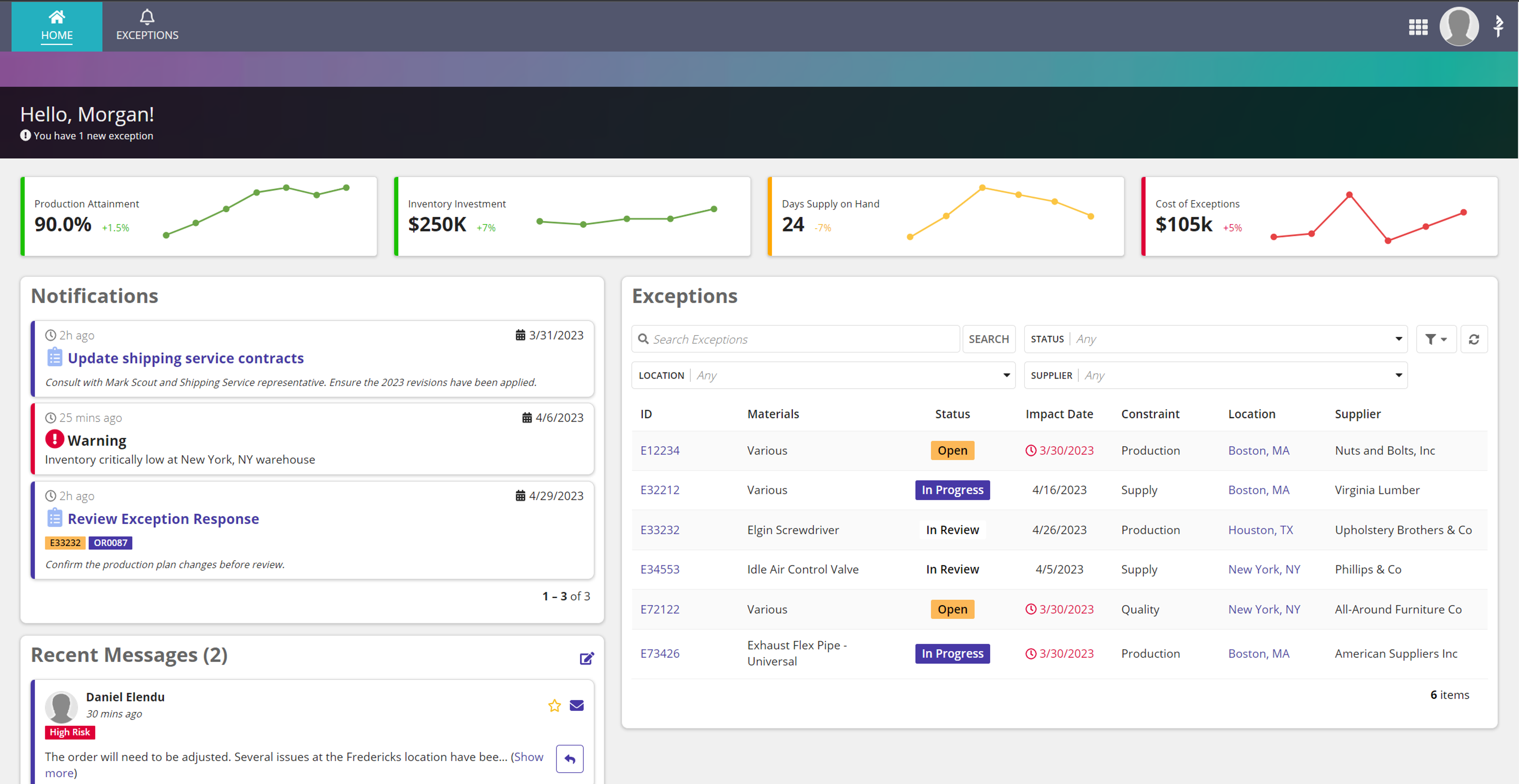 Material Supply Management screenshot 1