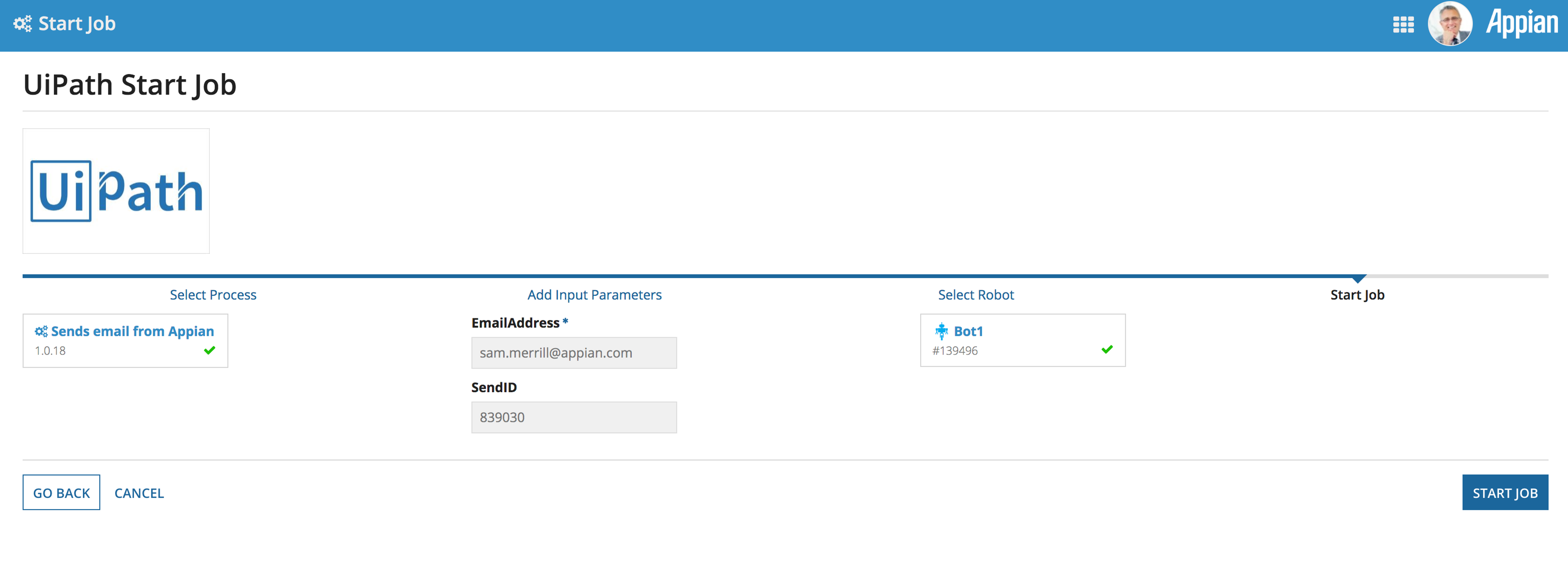 UiPath screenshot 1