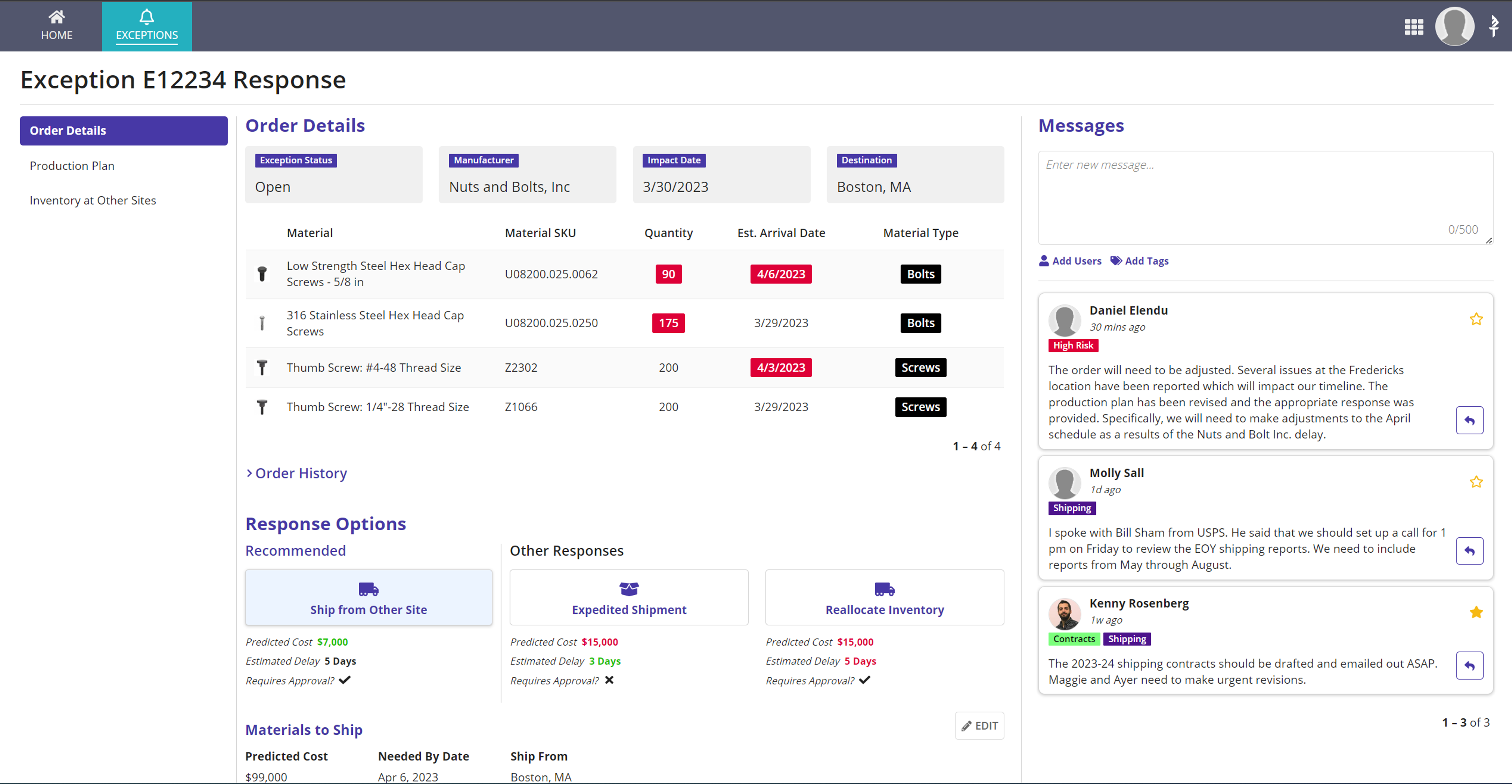 Material Supply Management screenshot 2