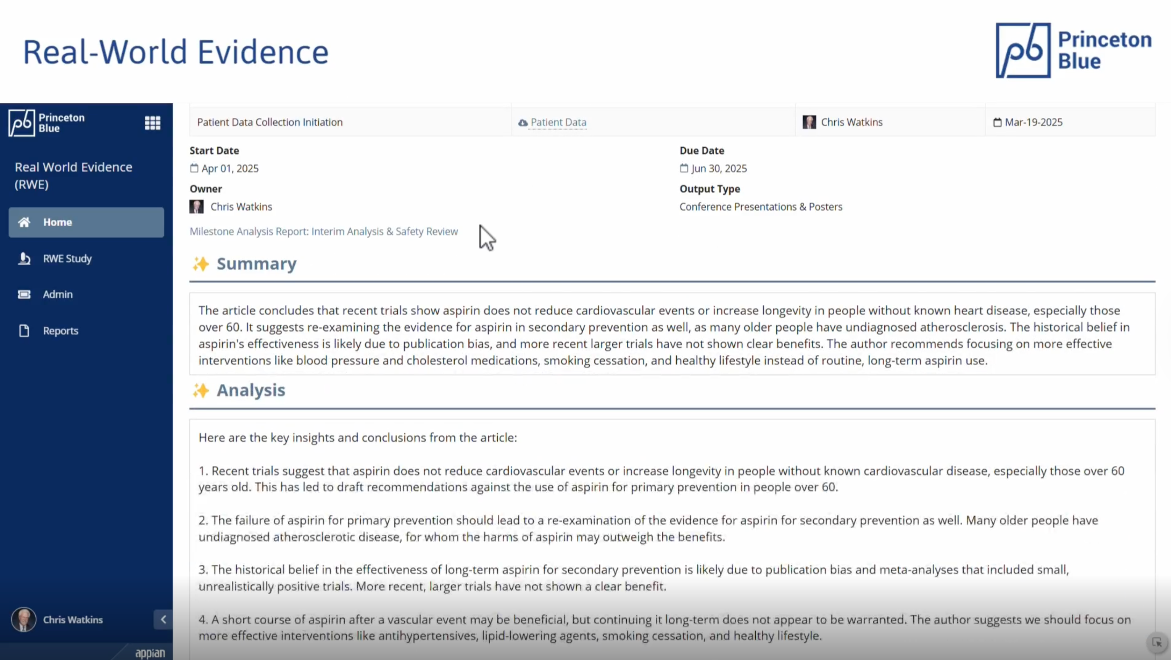 Real World Evidence screenshot 4