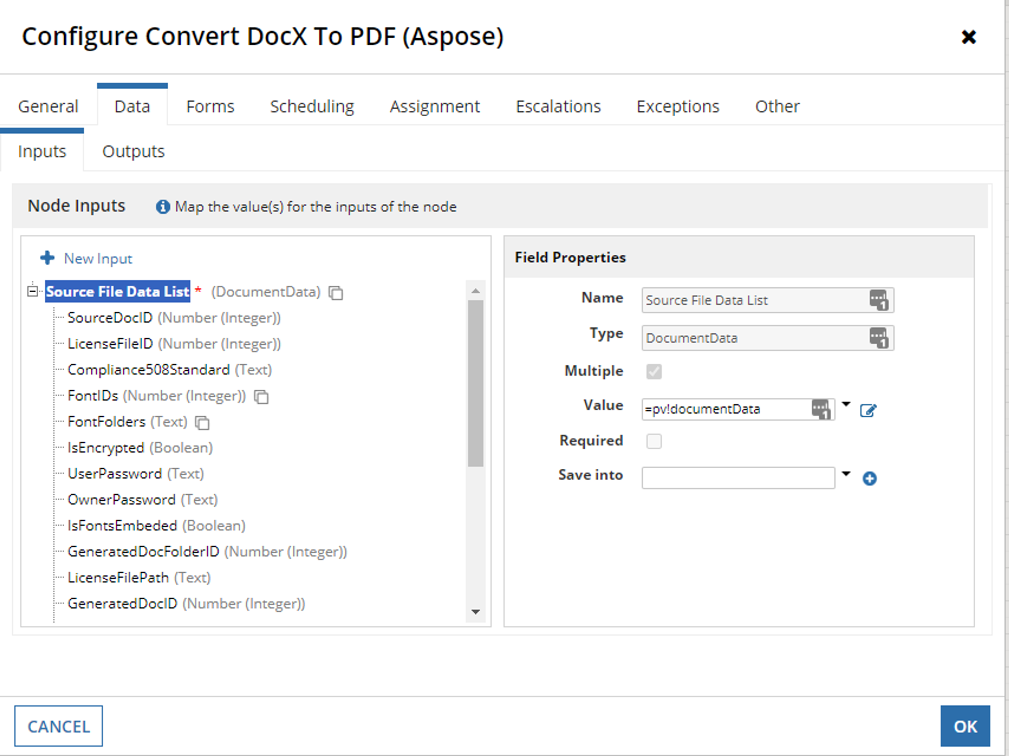 Convert DocX to PDF (Aspose) screenshot 2