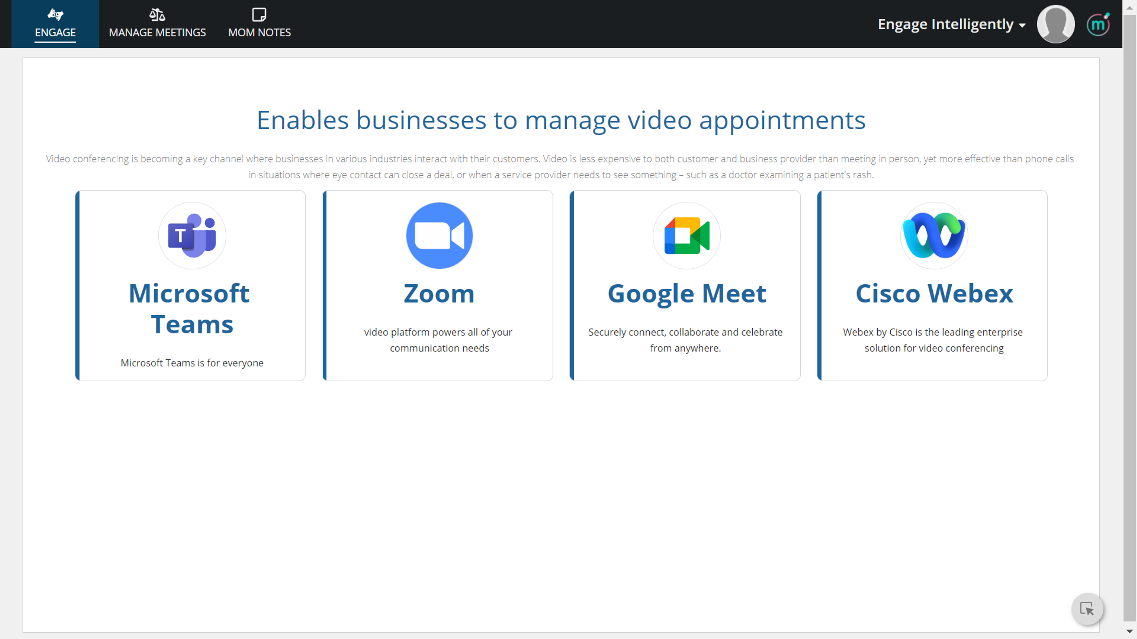 Engage Intelligently screenshot 1