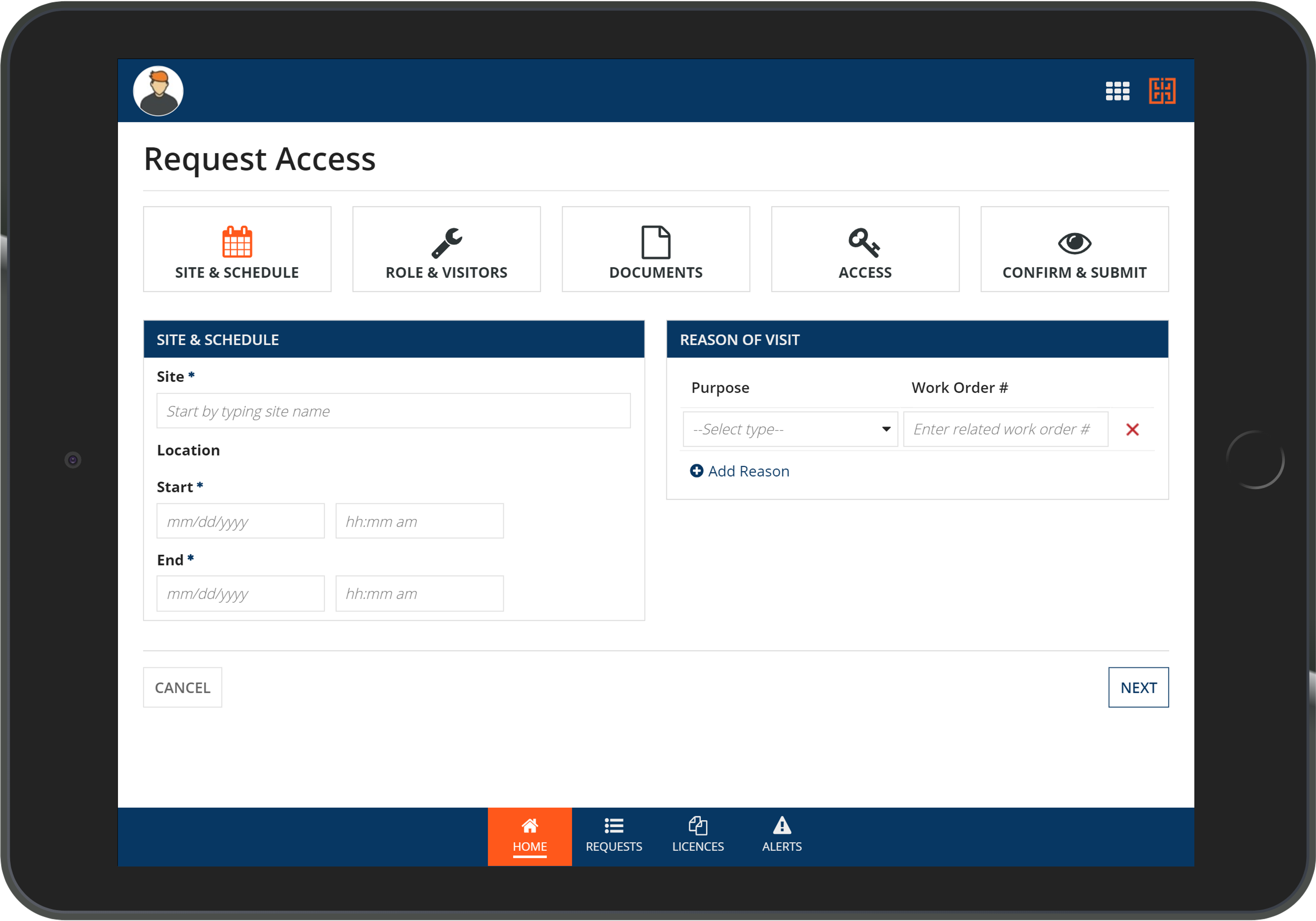 Site visA screenshot 2