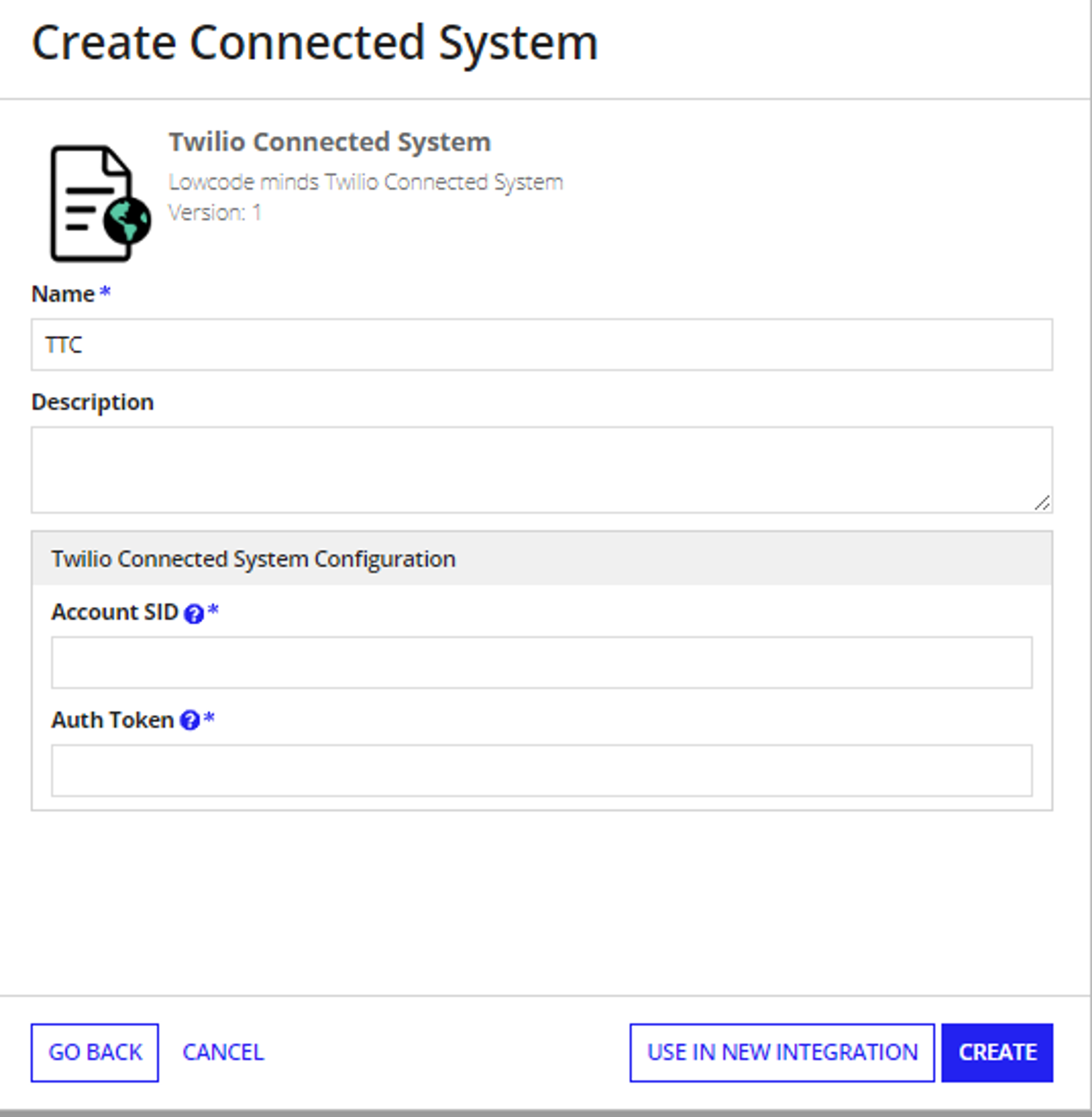LCM Connected System - Twilio screenshot 1