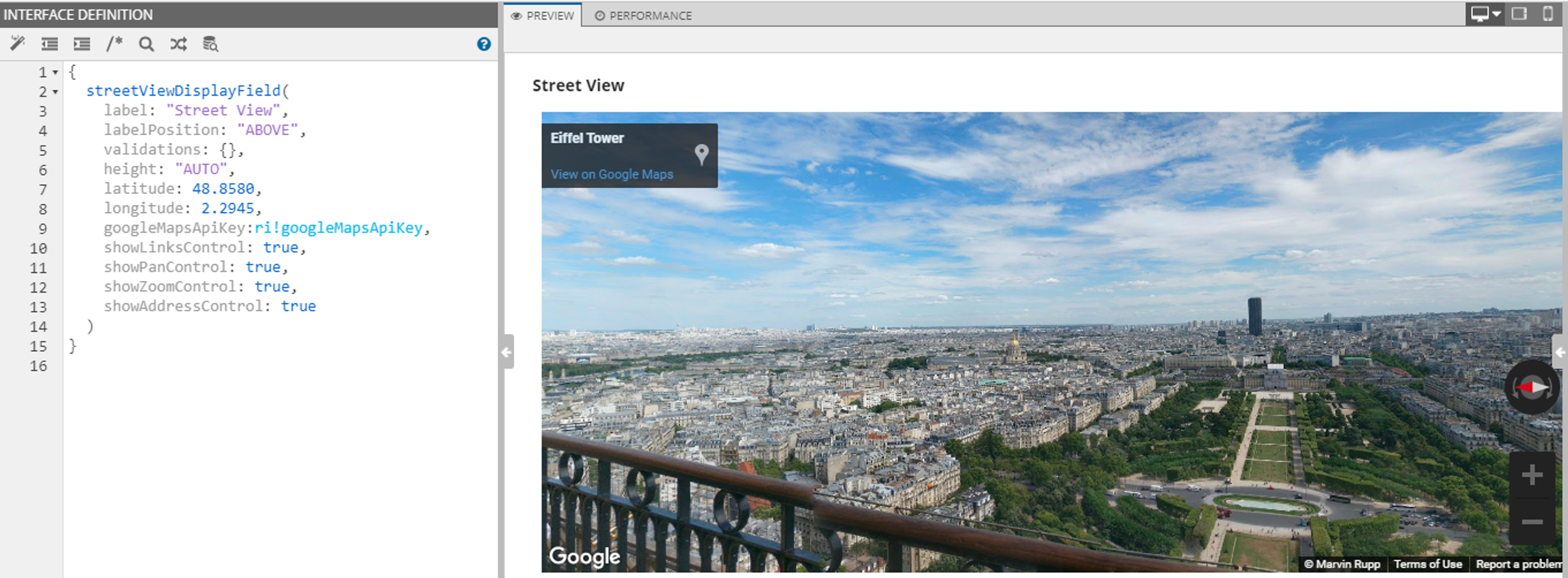 Google Street View Component screenshot 5