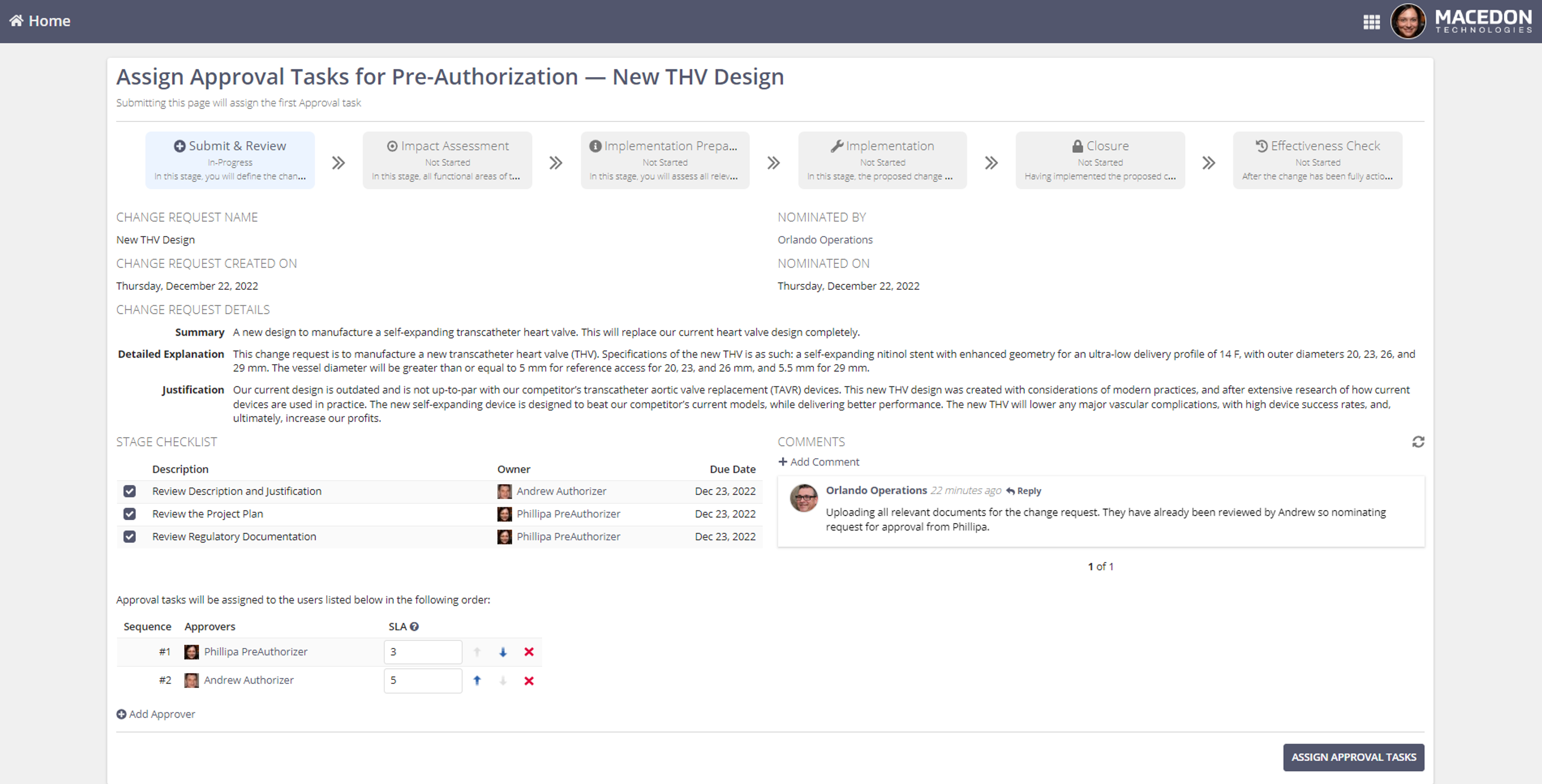 Regulatory Change Control Management screenshot 5