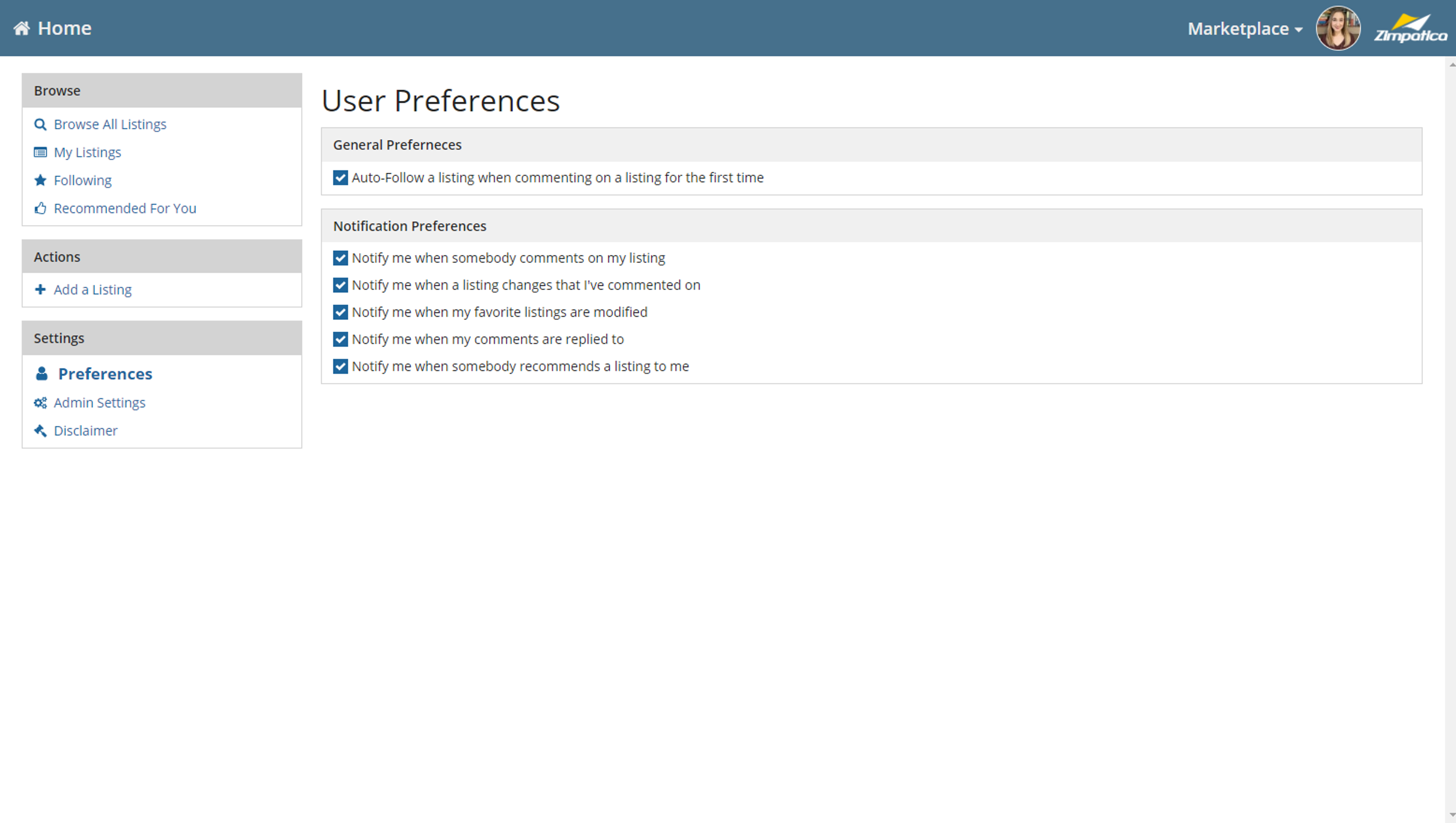 Marketplace screenshot 4