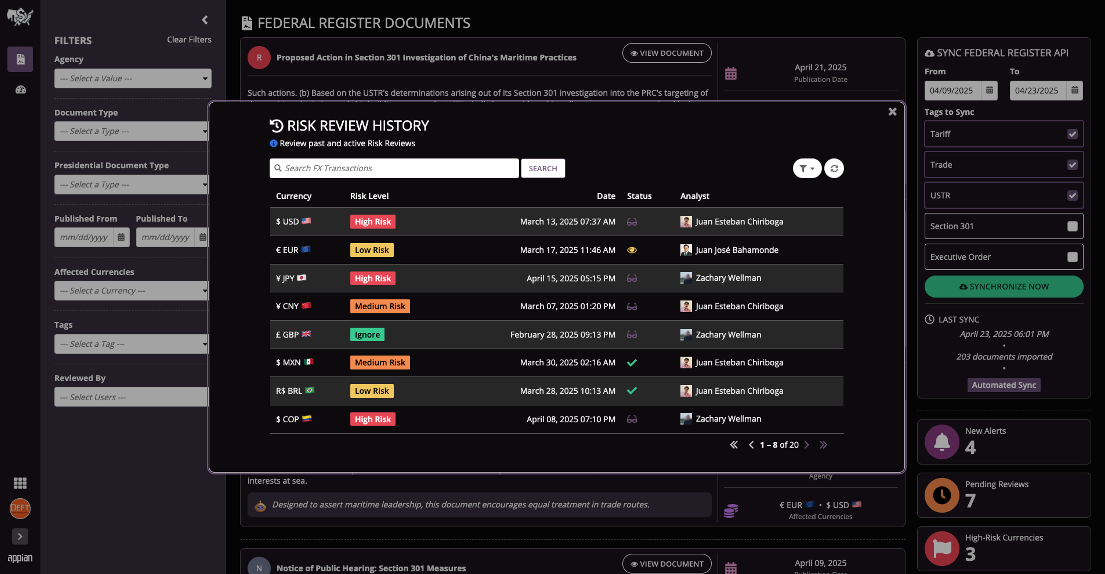 US Import Tariff Tracker screenshot 5