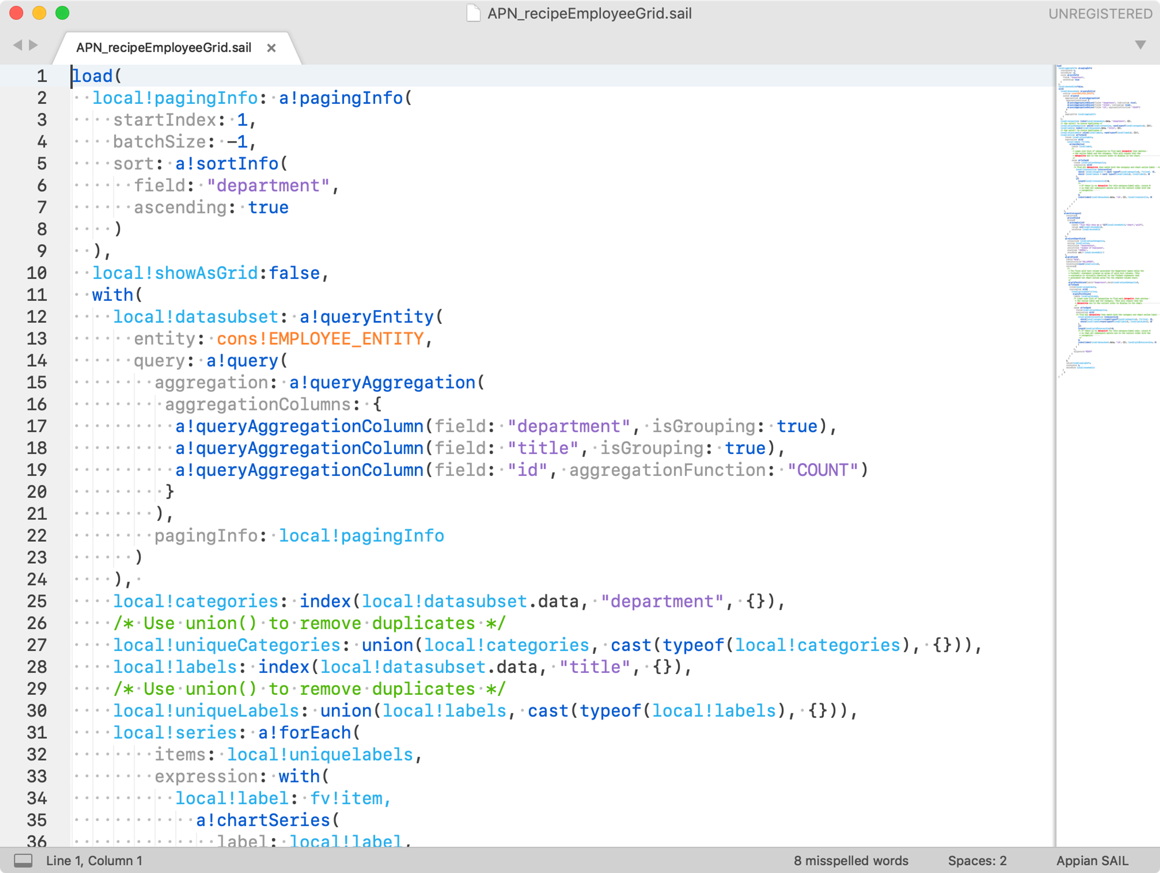 SAIL for Sublime Text screenshot 1