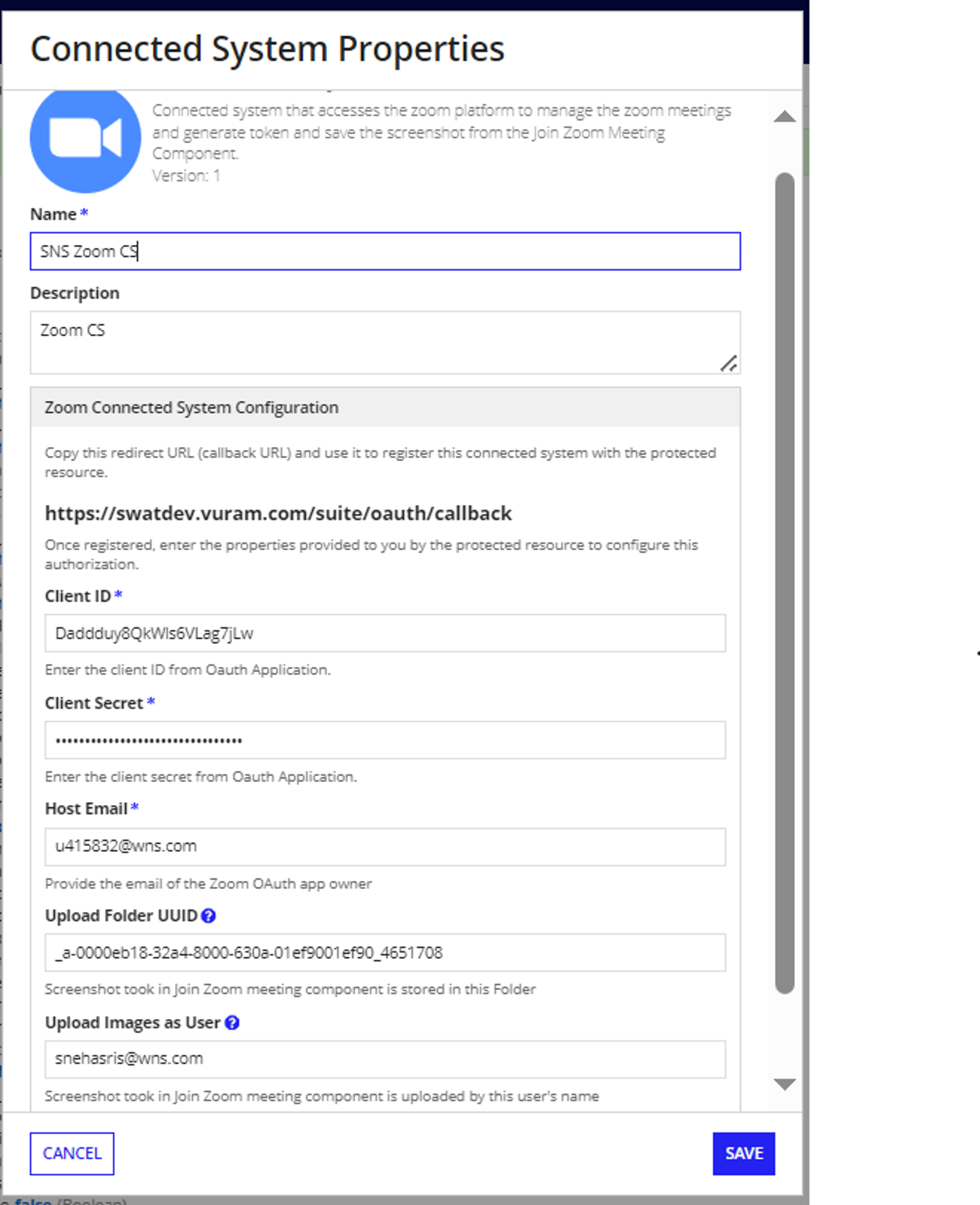 Zoom Connected System screenshot 1