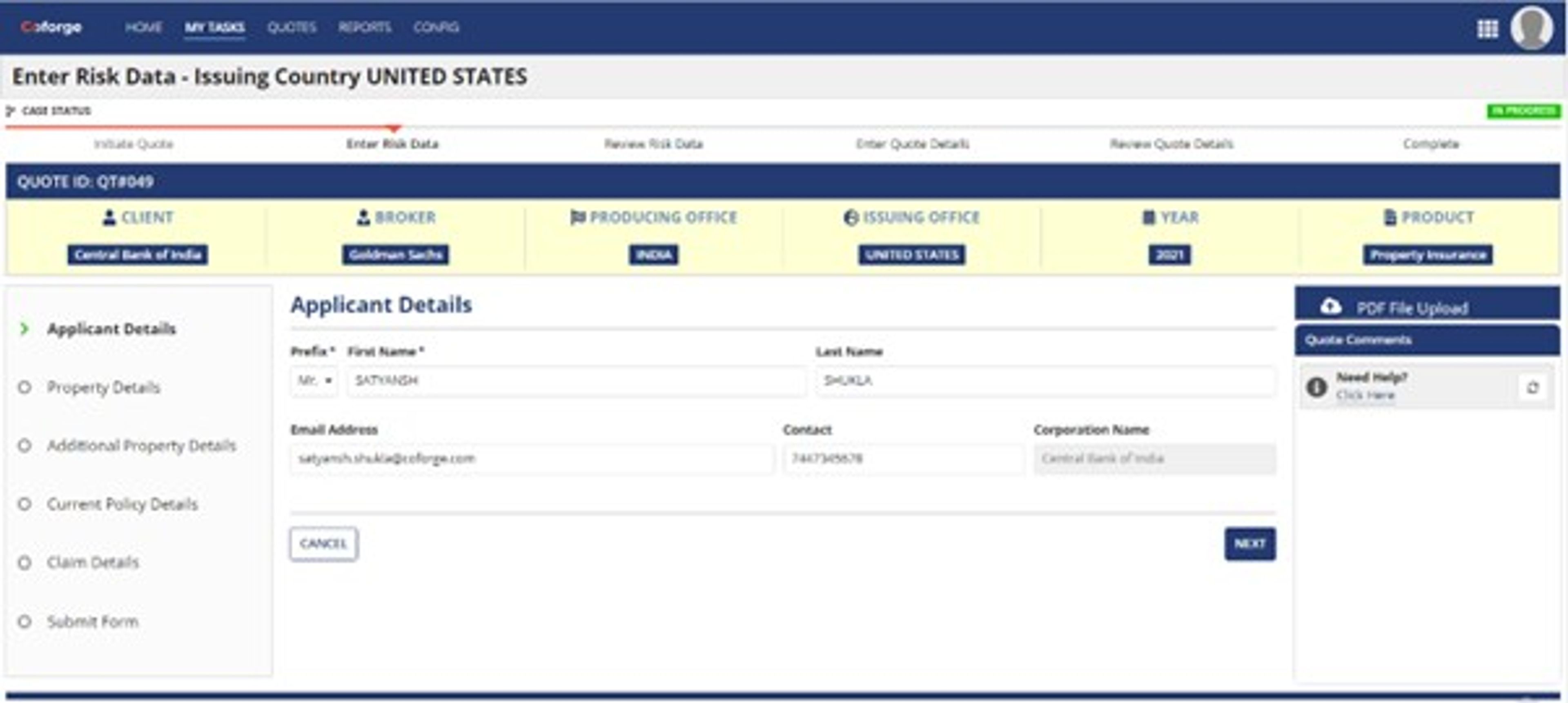 Multi Country Controlled Master Program Insurance Solution screenshot 6