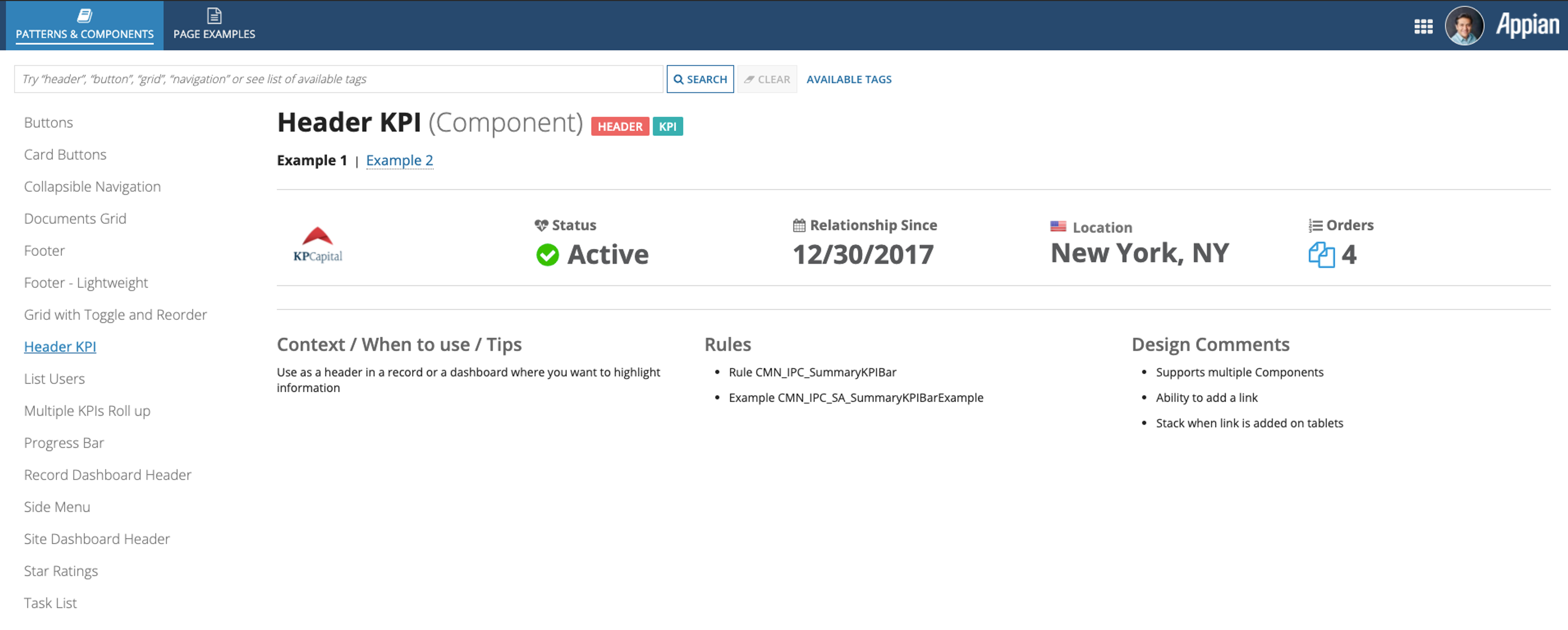 Common Interface Patterns and Components screenshot 3