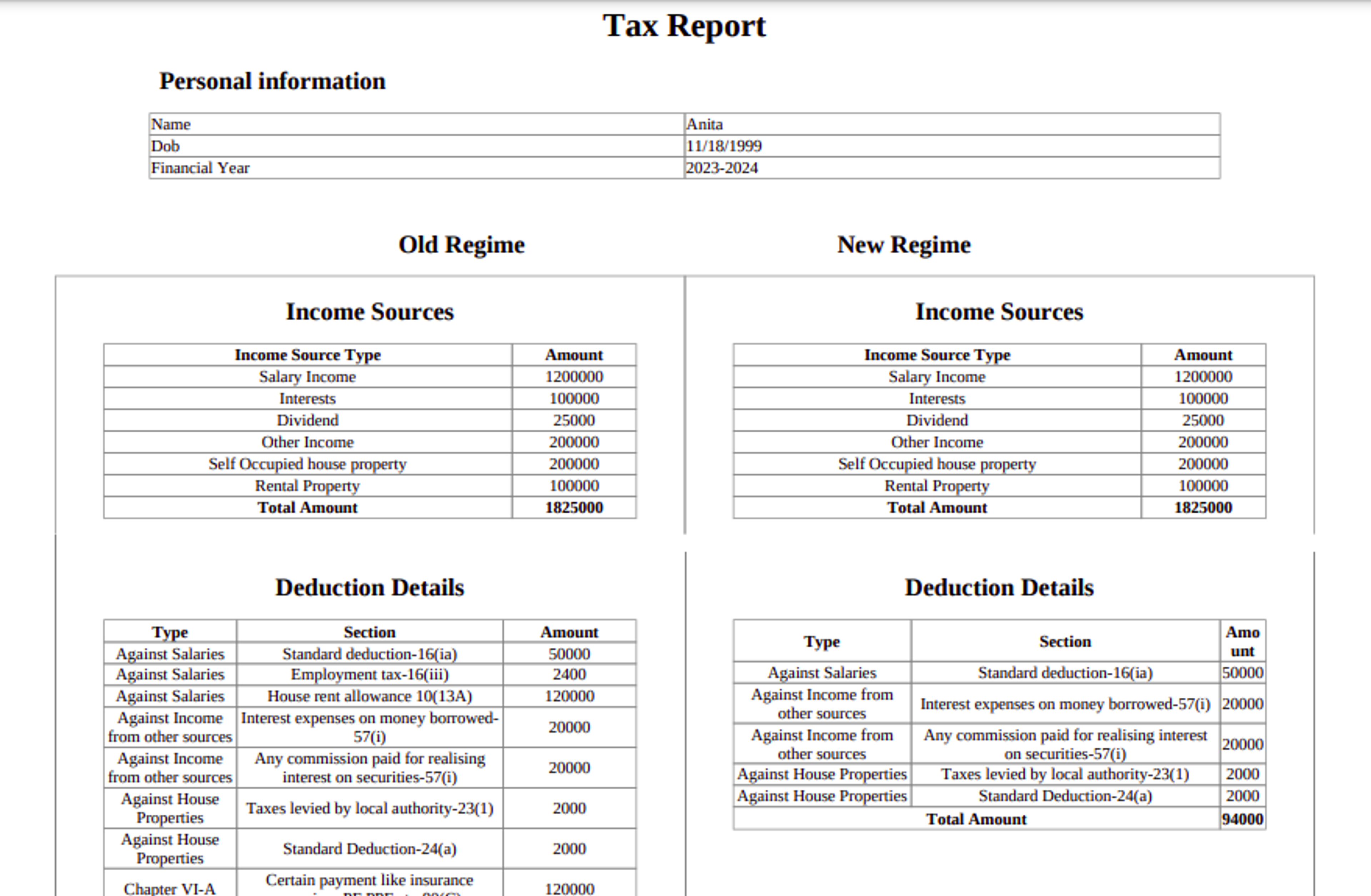 M-TAX screenshot 7