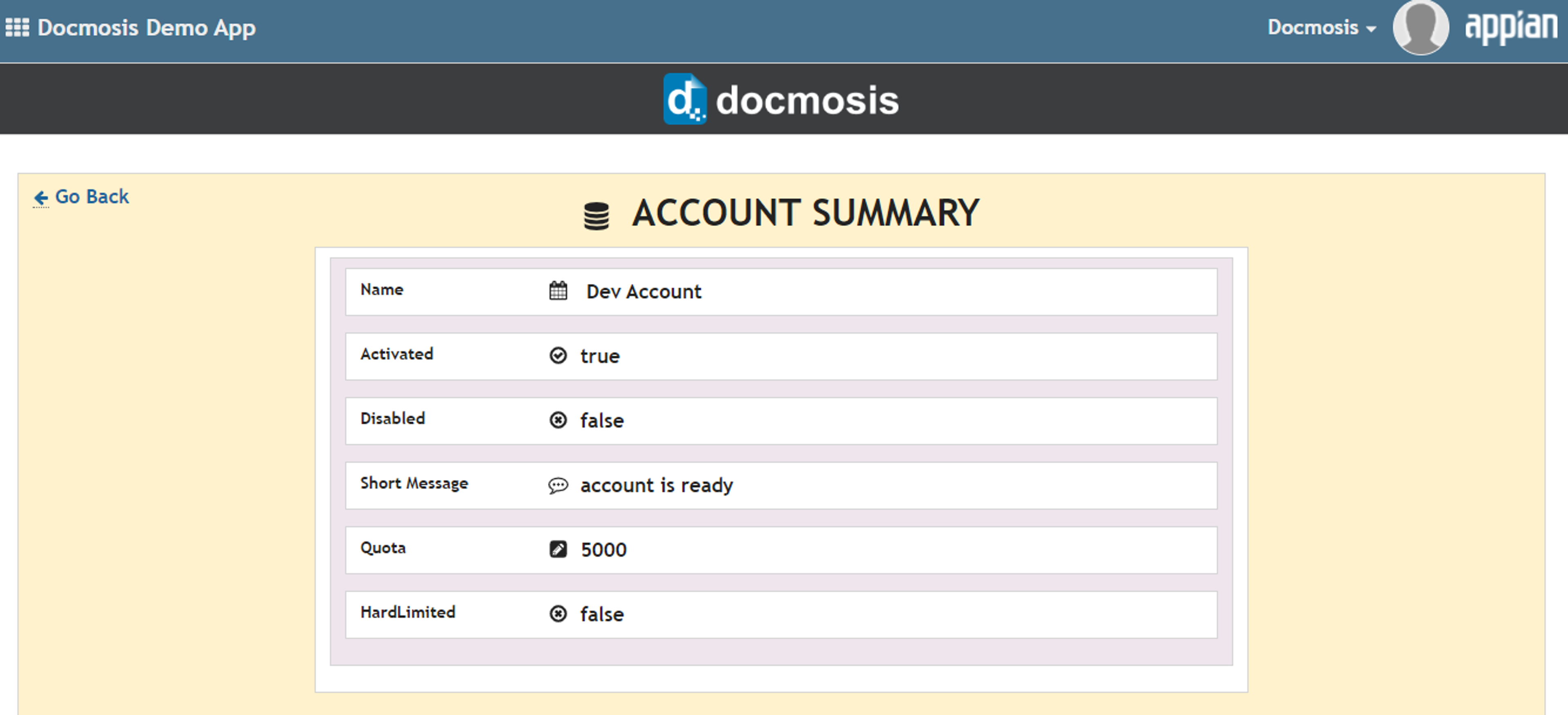Docmosis Connected System screenshot 2
