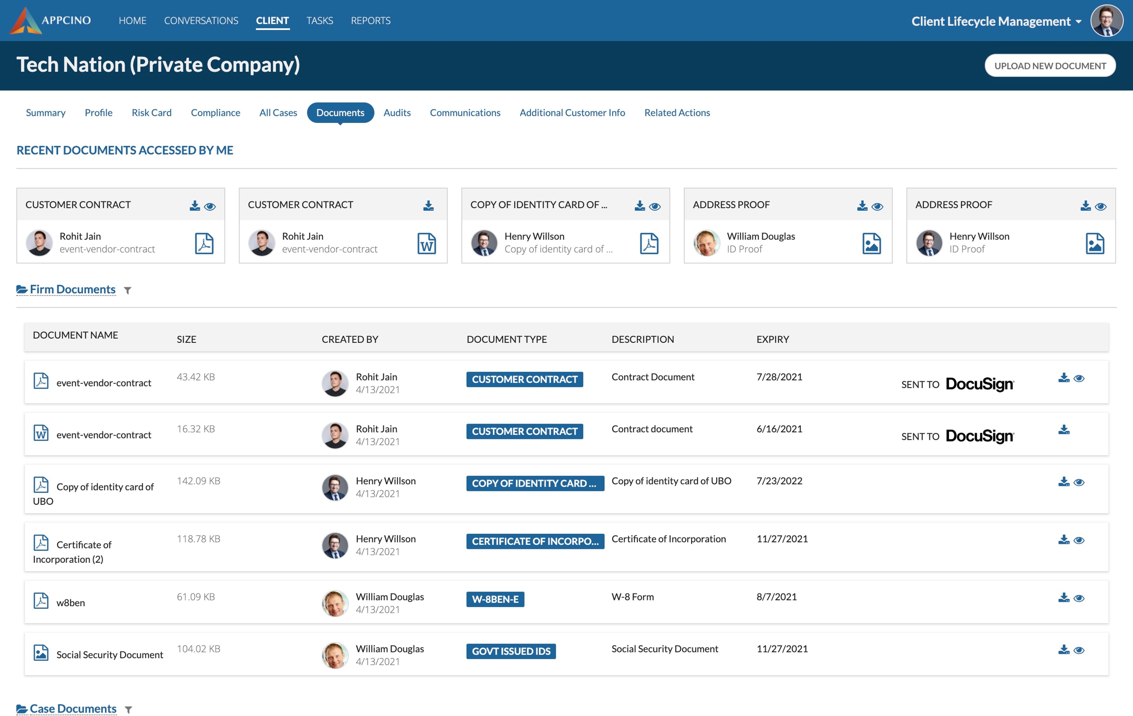 Client Lifecycle Management (CLM) screenshot 2