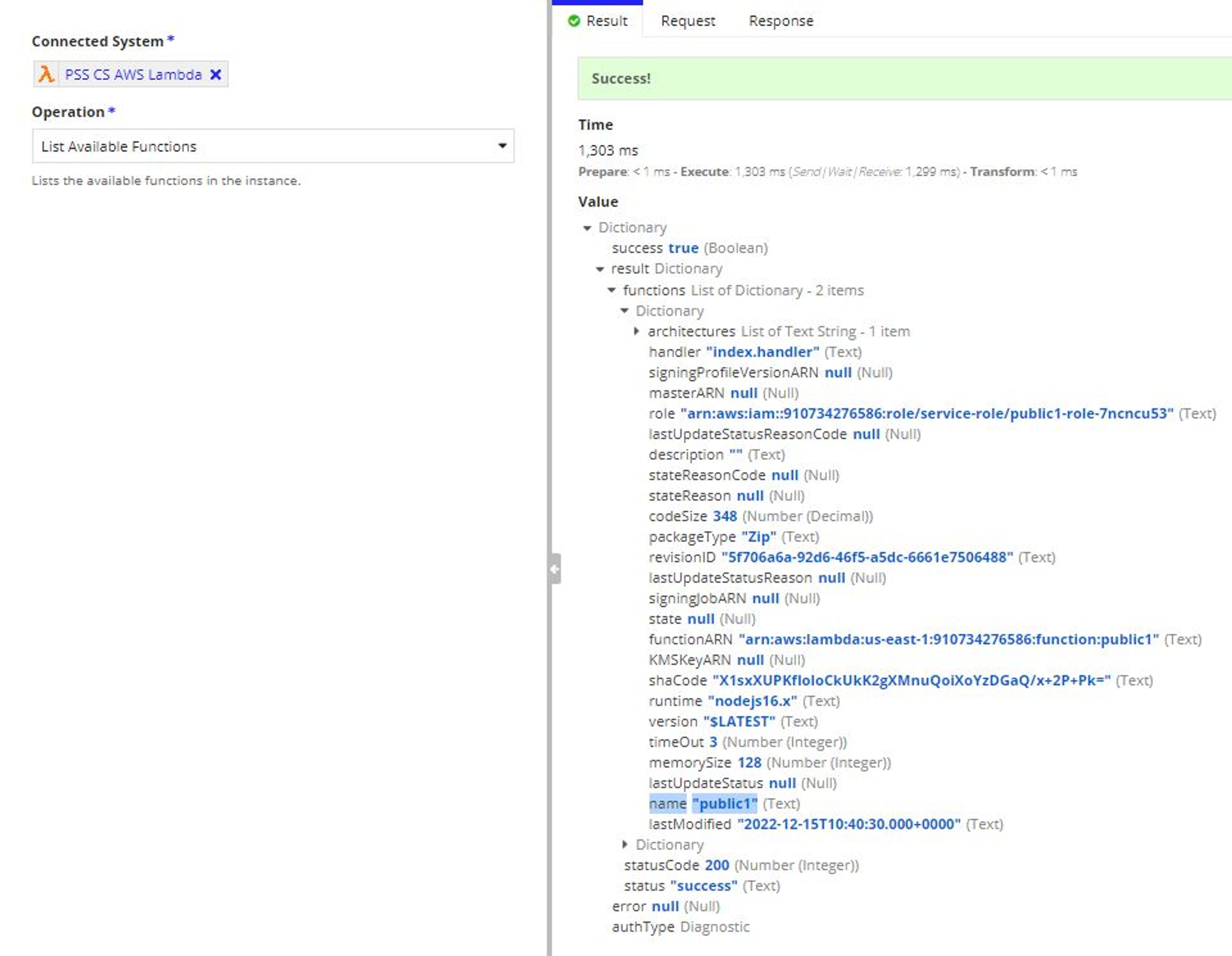 AWS Lambda Connected System screenshot 2