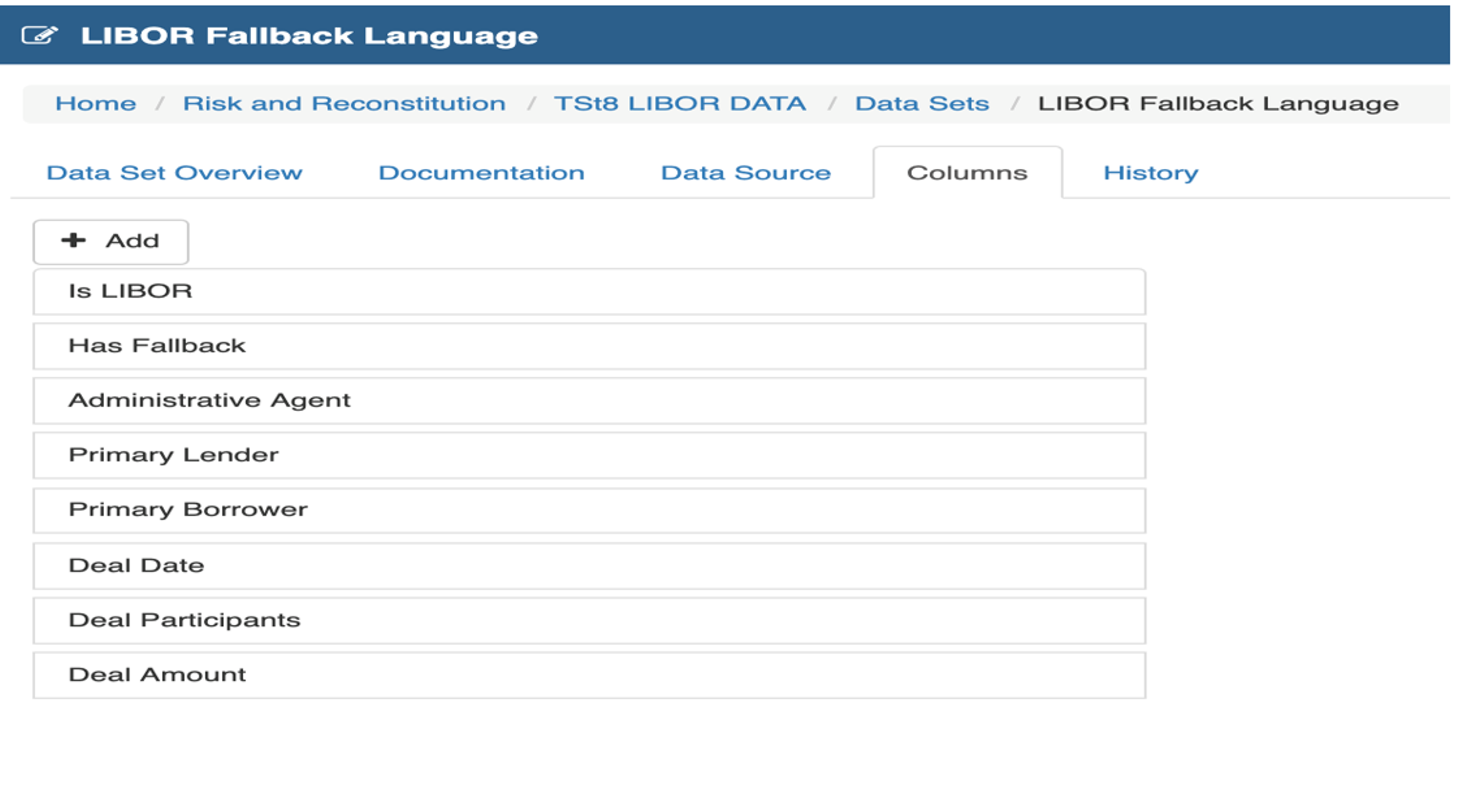 LIBOR Decommissioning Program screenshot 7