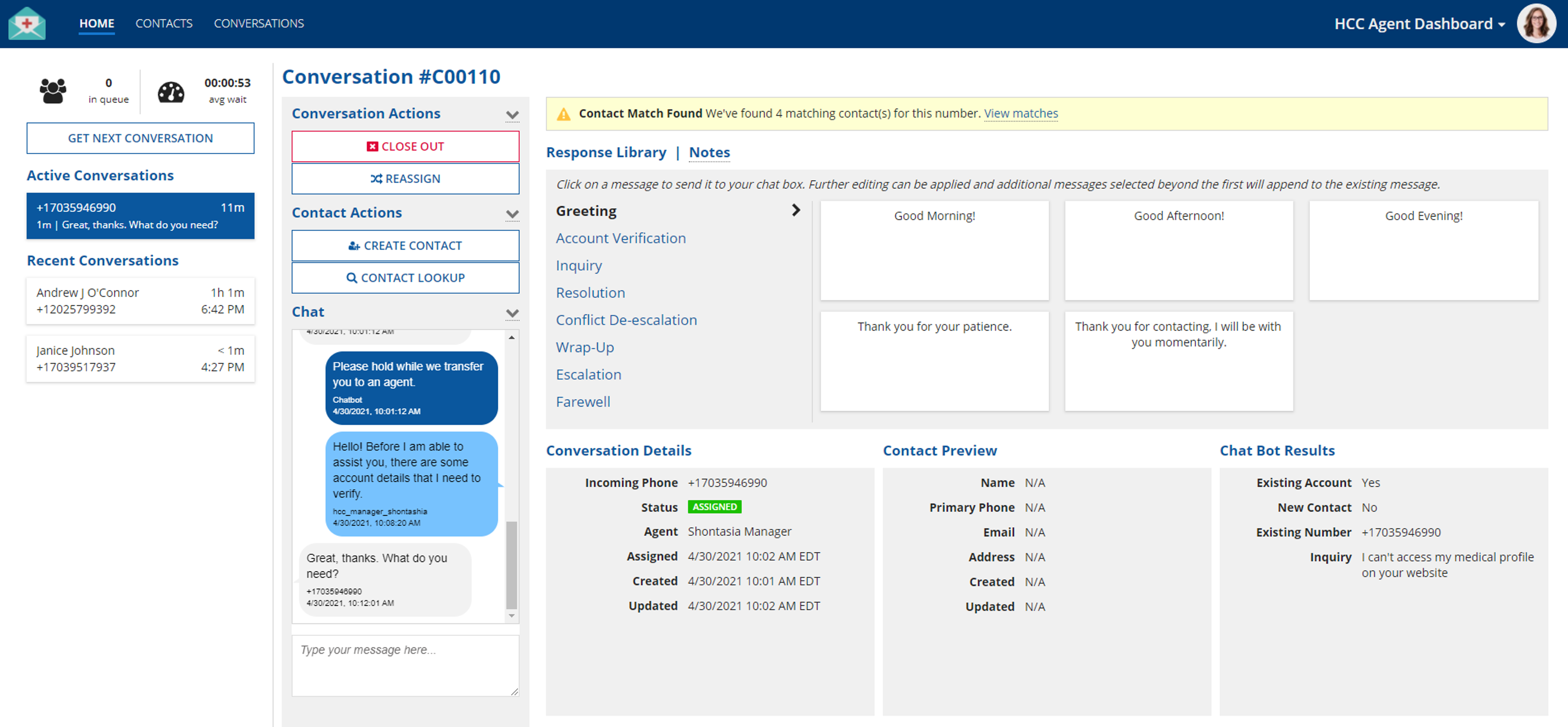 Healthcare Communication Center (HCC) screenshot 3