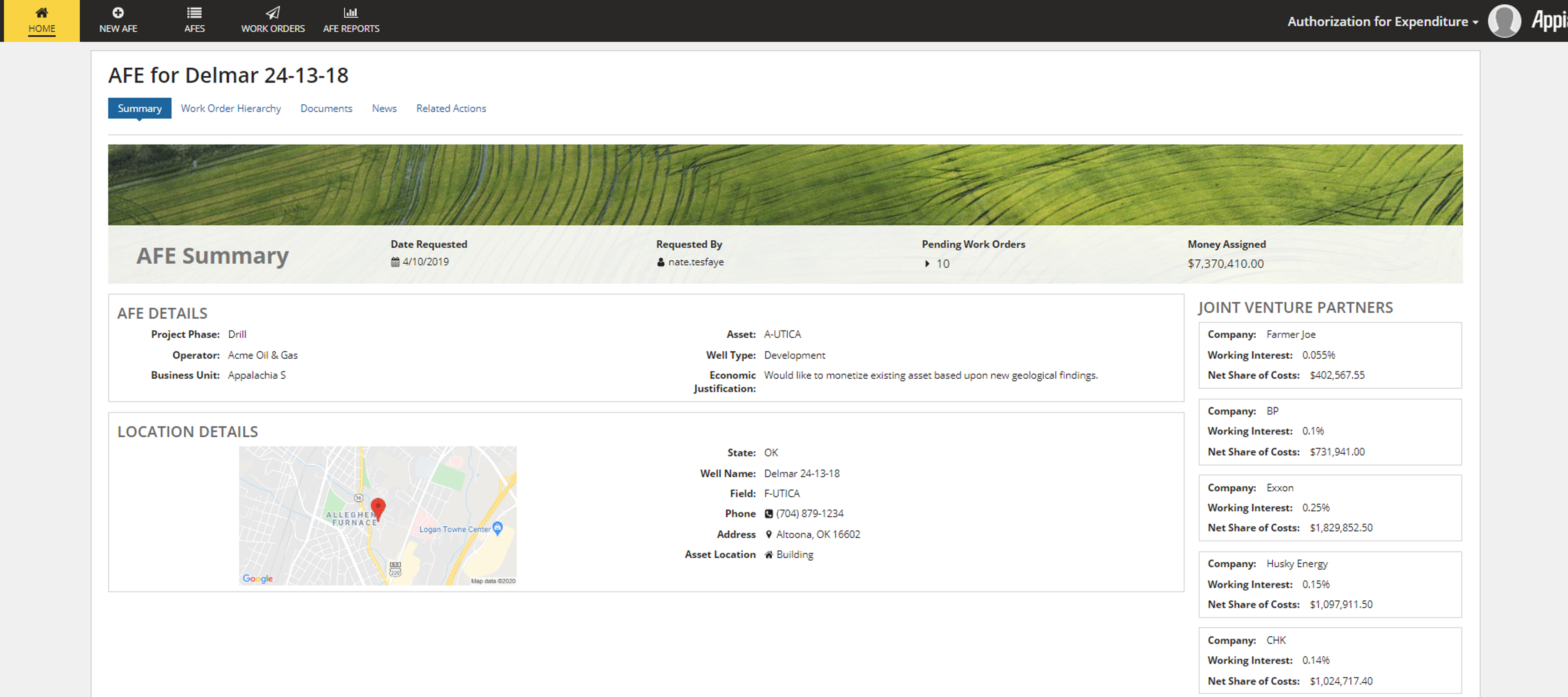 AFE Transformation for Oil & Gas screenshot 2