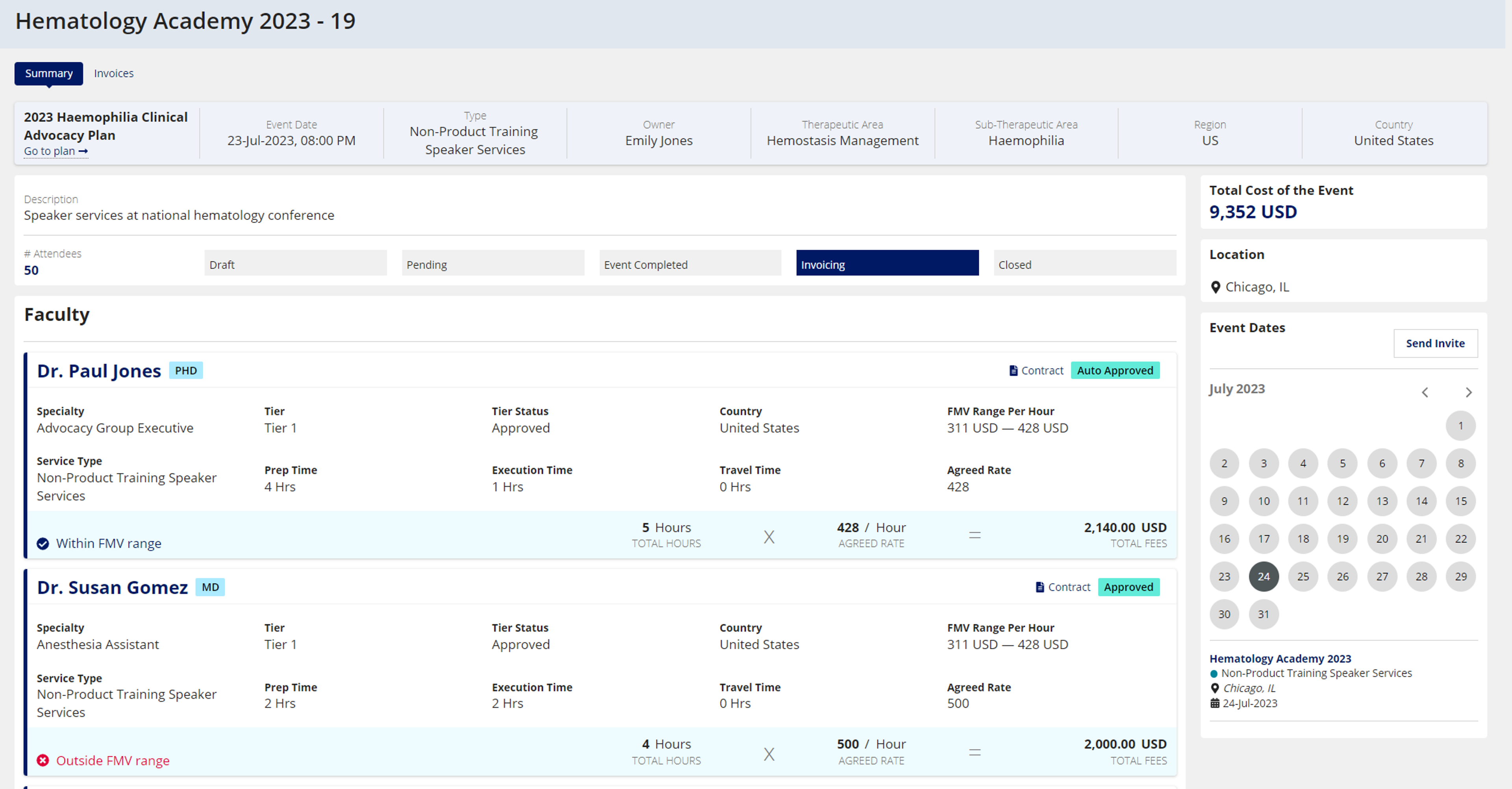 HCP Engagement Assist screenshot 4