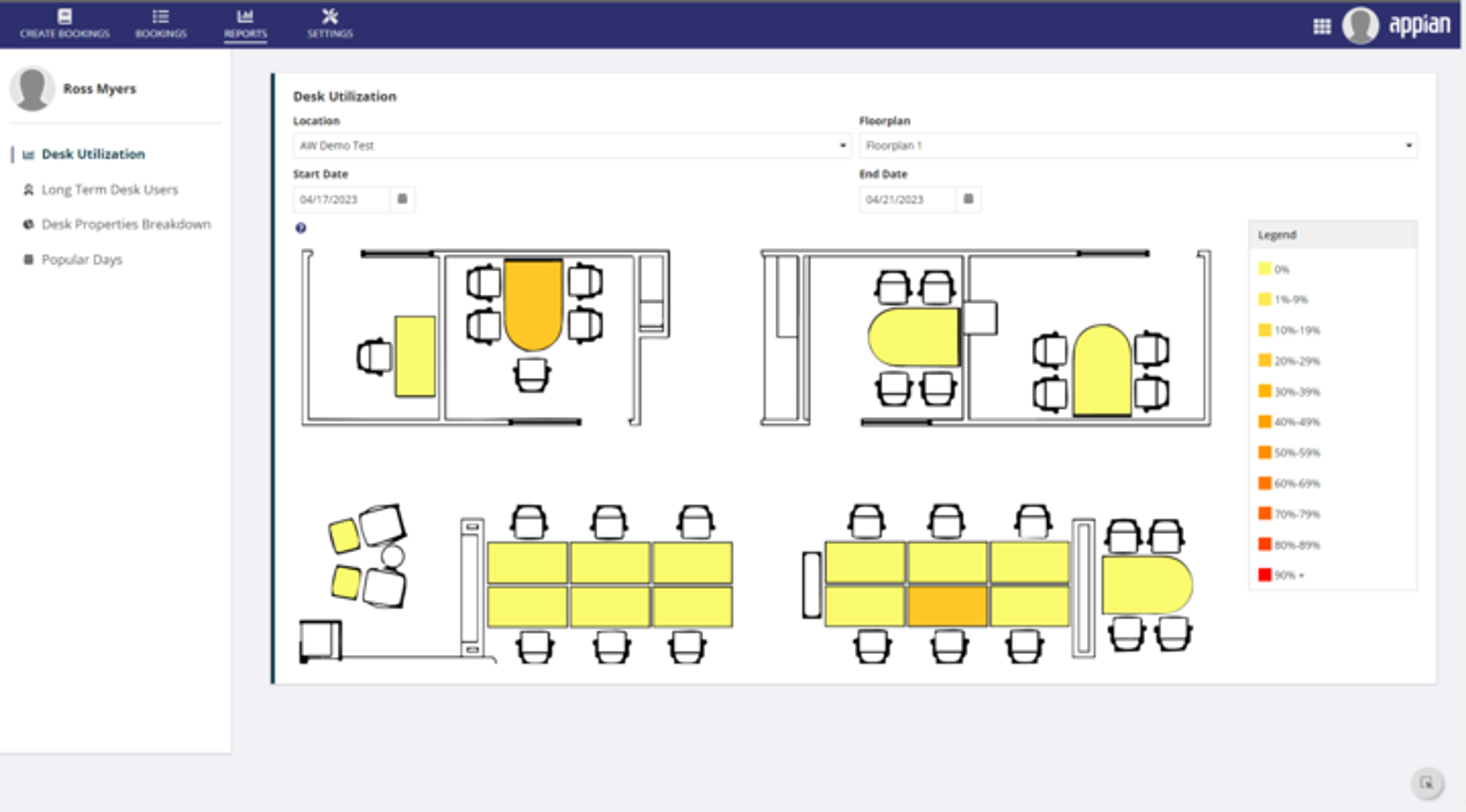 Hoteling Desk Reservation screenshot 5